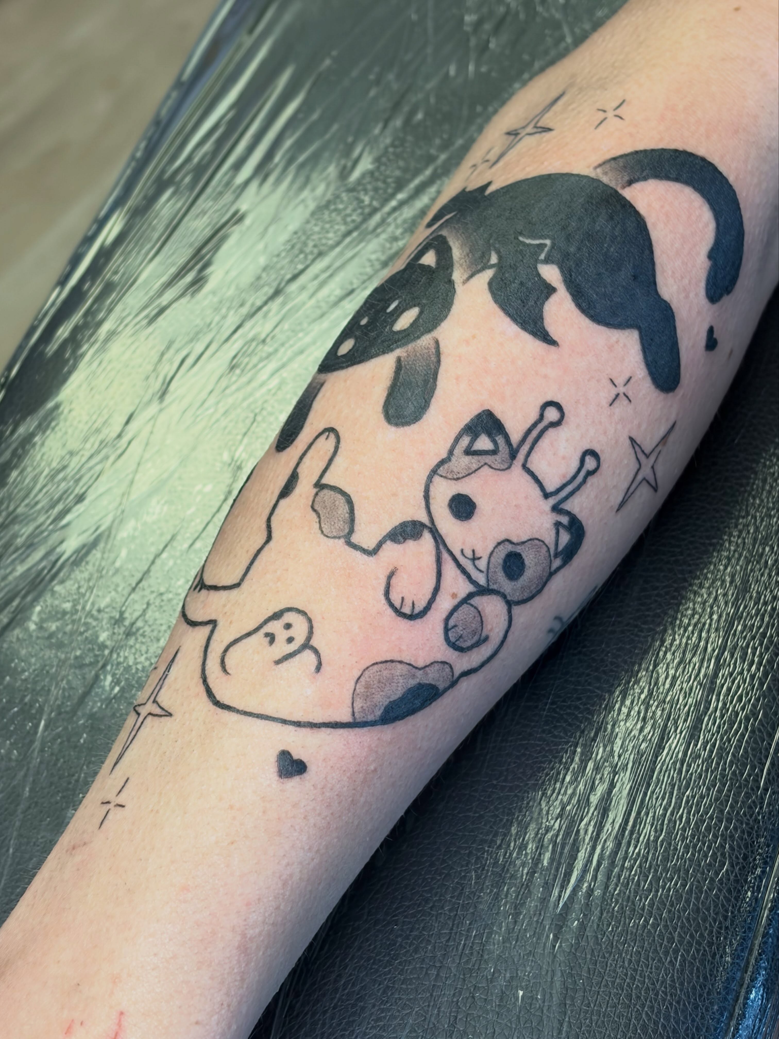 Tattoo by @raven.without.wings — black_and_grey