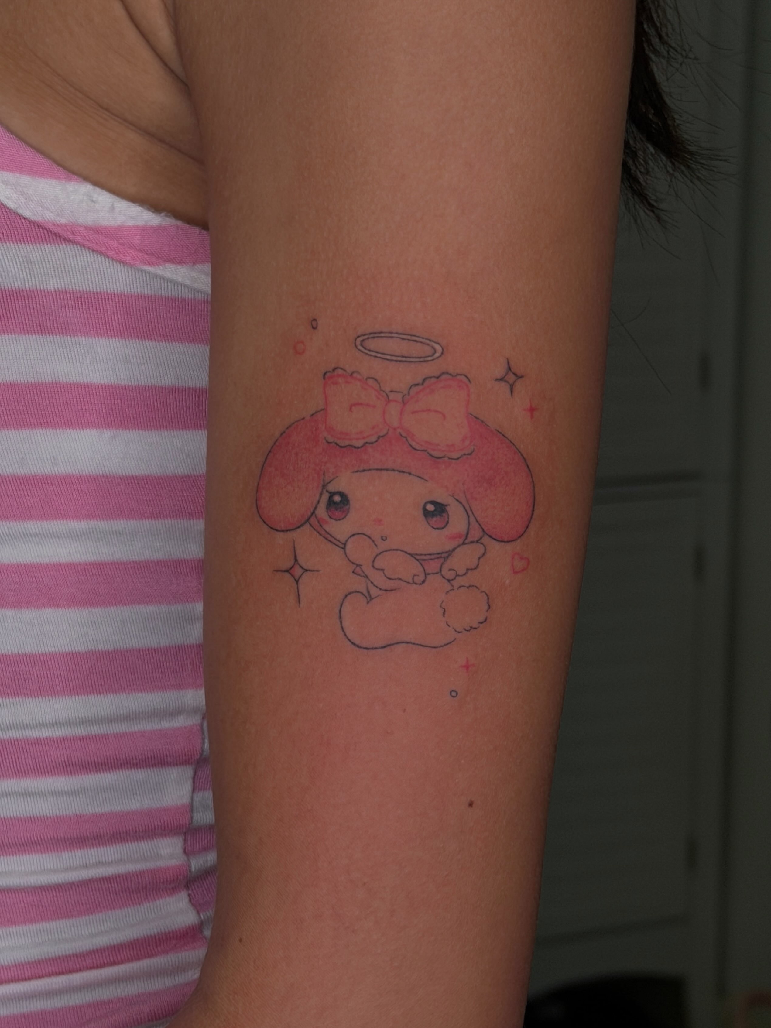 Tattoo by @inkbytheresa — illustrative
