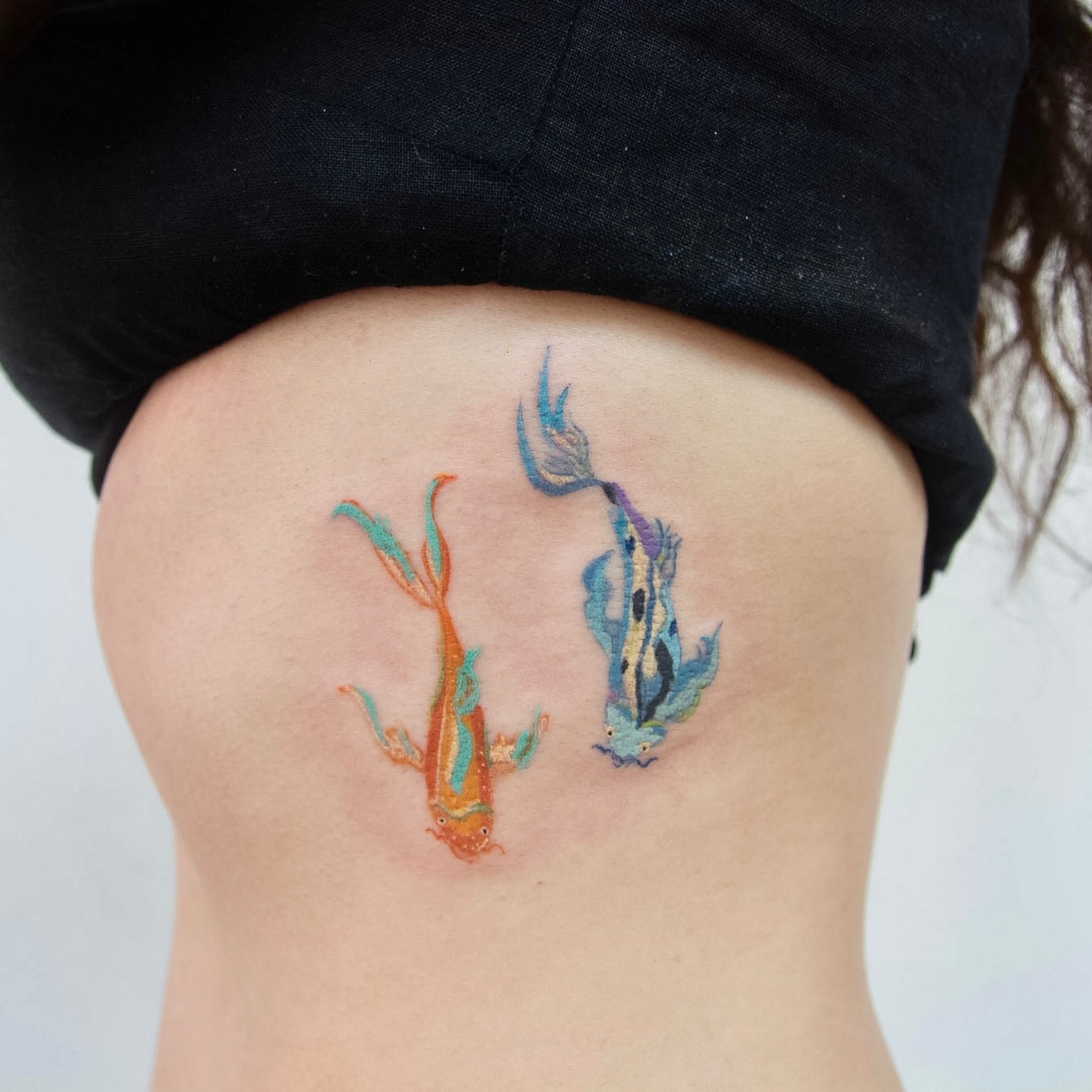 Tattoo by @mopxistudio — watercolor