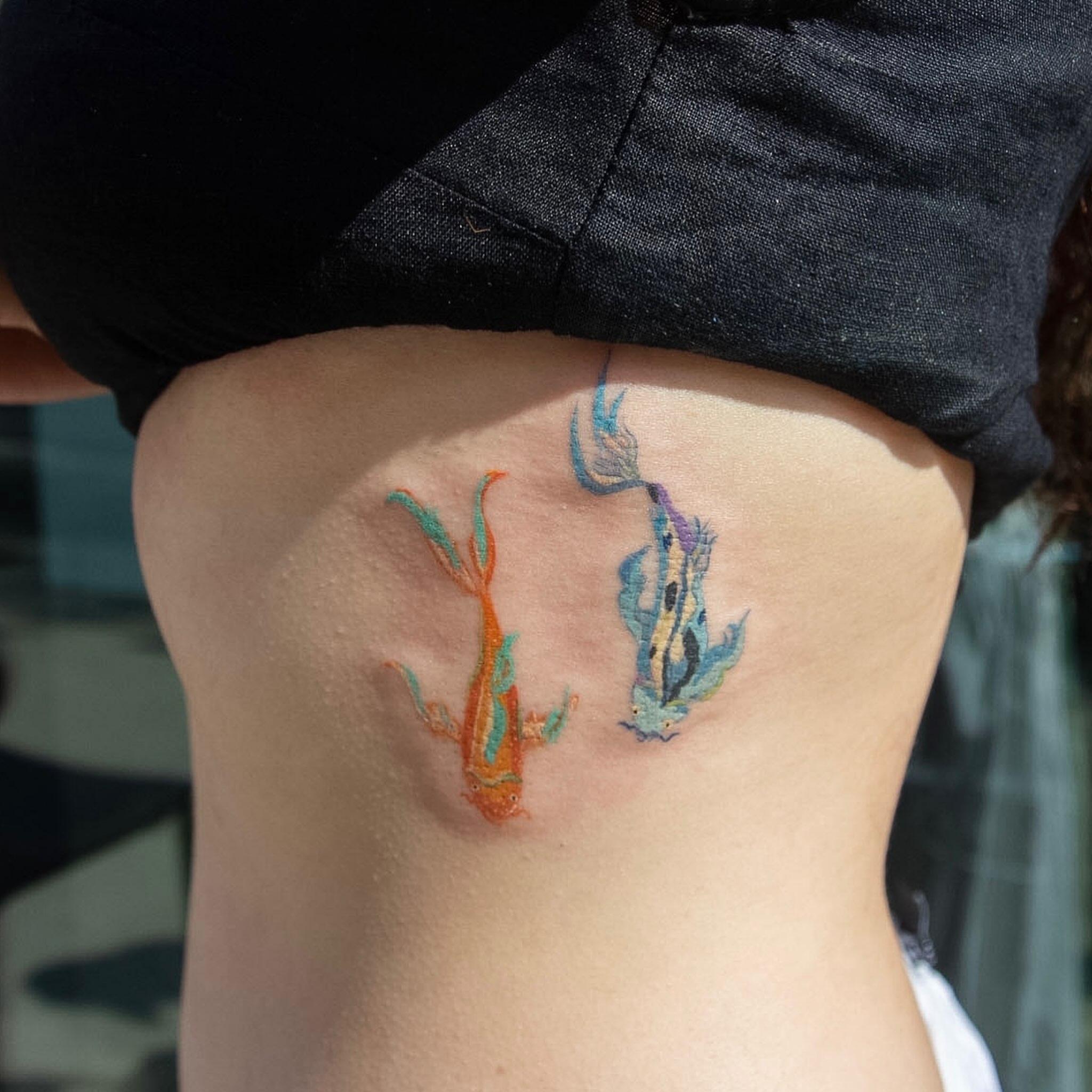 Tattoo by @mopxistudio — watercolor