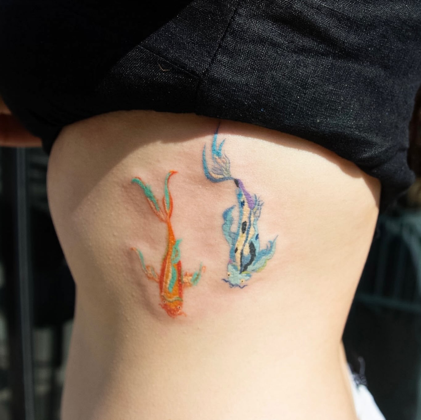 Tattoo by @mopxistudio — watercolor