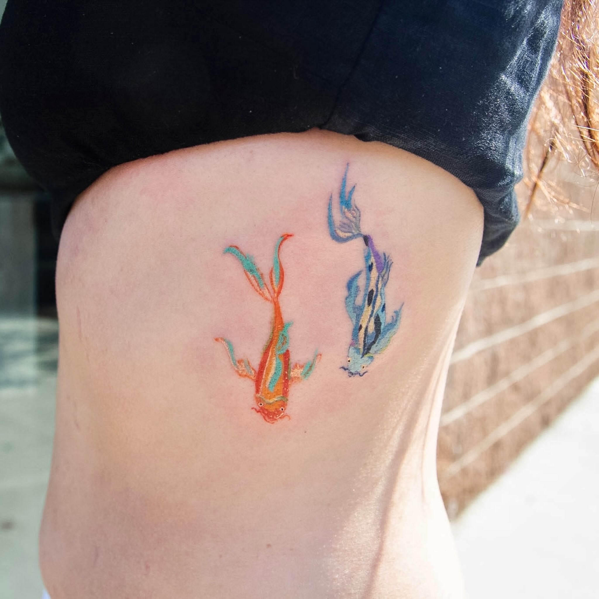 Tattoo by @mopxistudio — watercolor