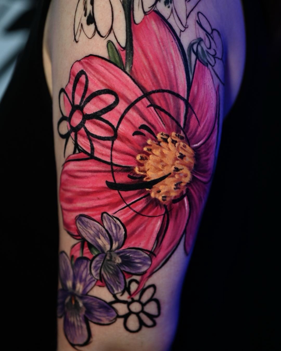 Tattoo by @banxamilli — realism, watercolor