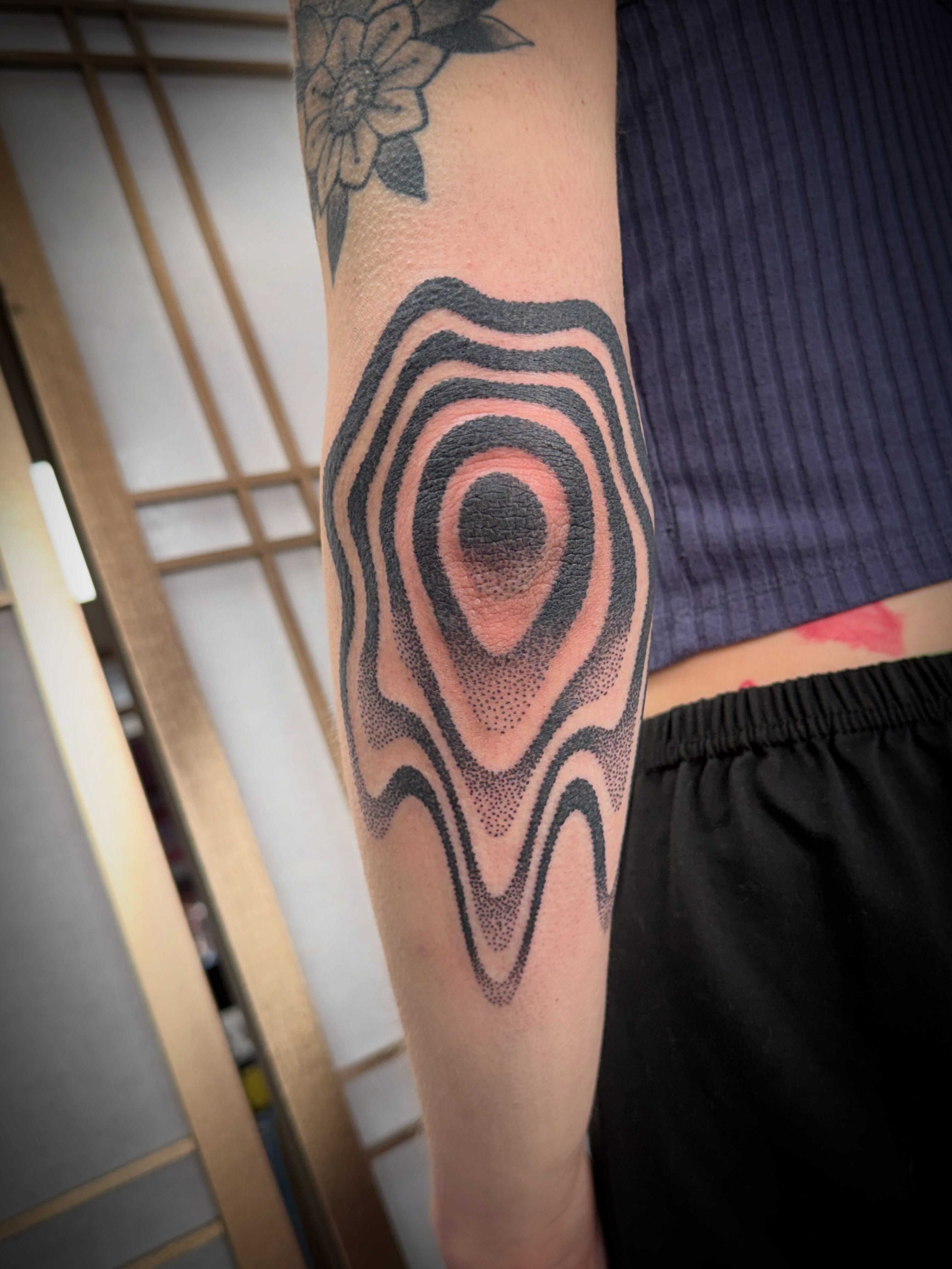 Tattoo by @chadjphillips — dotwork