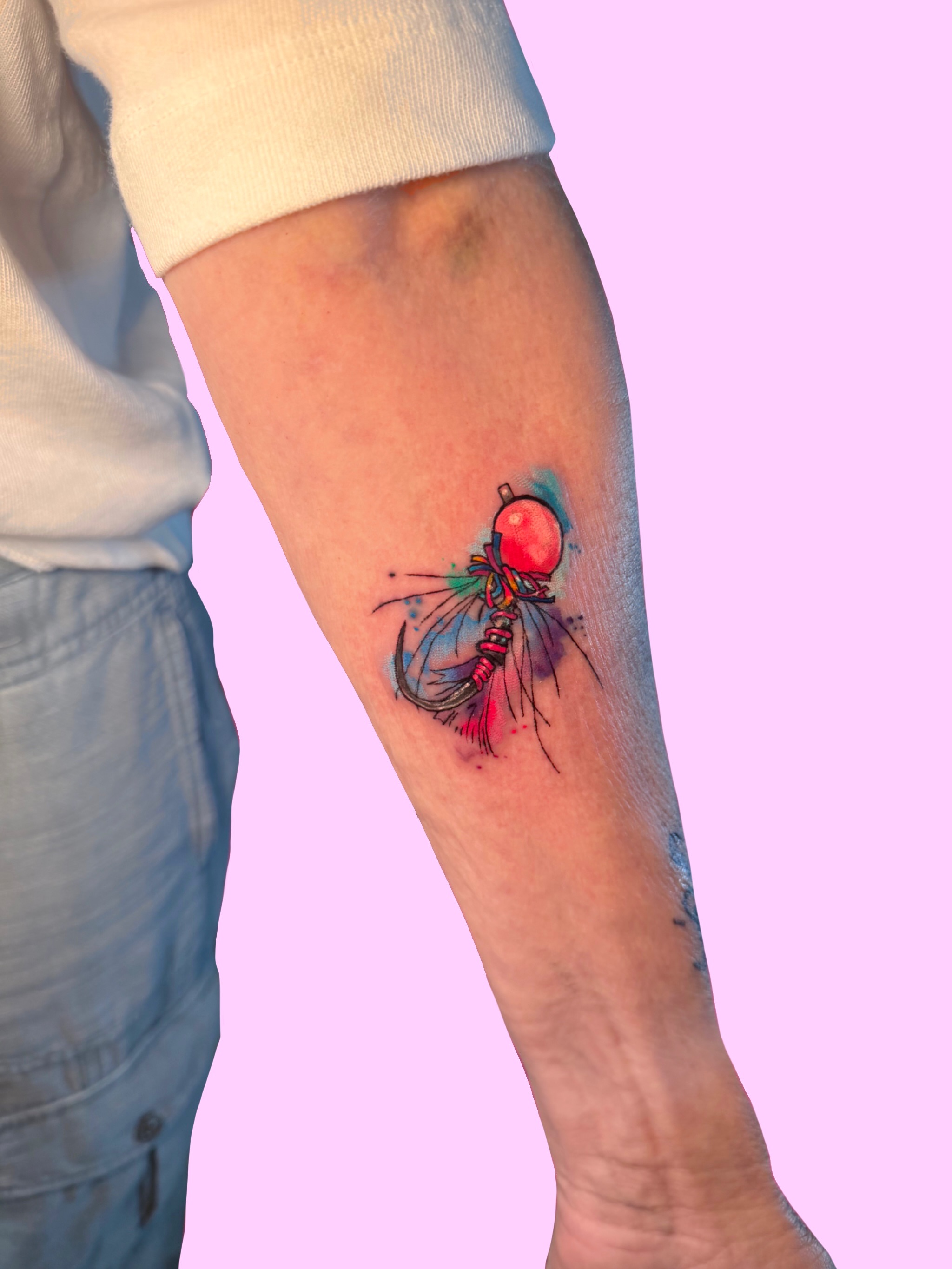 Tattoo by @graphicward — watercolor