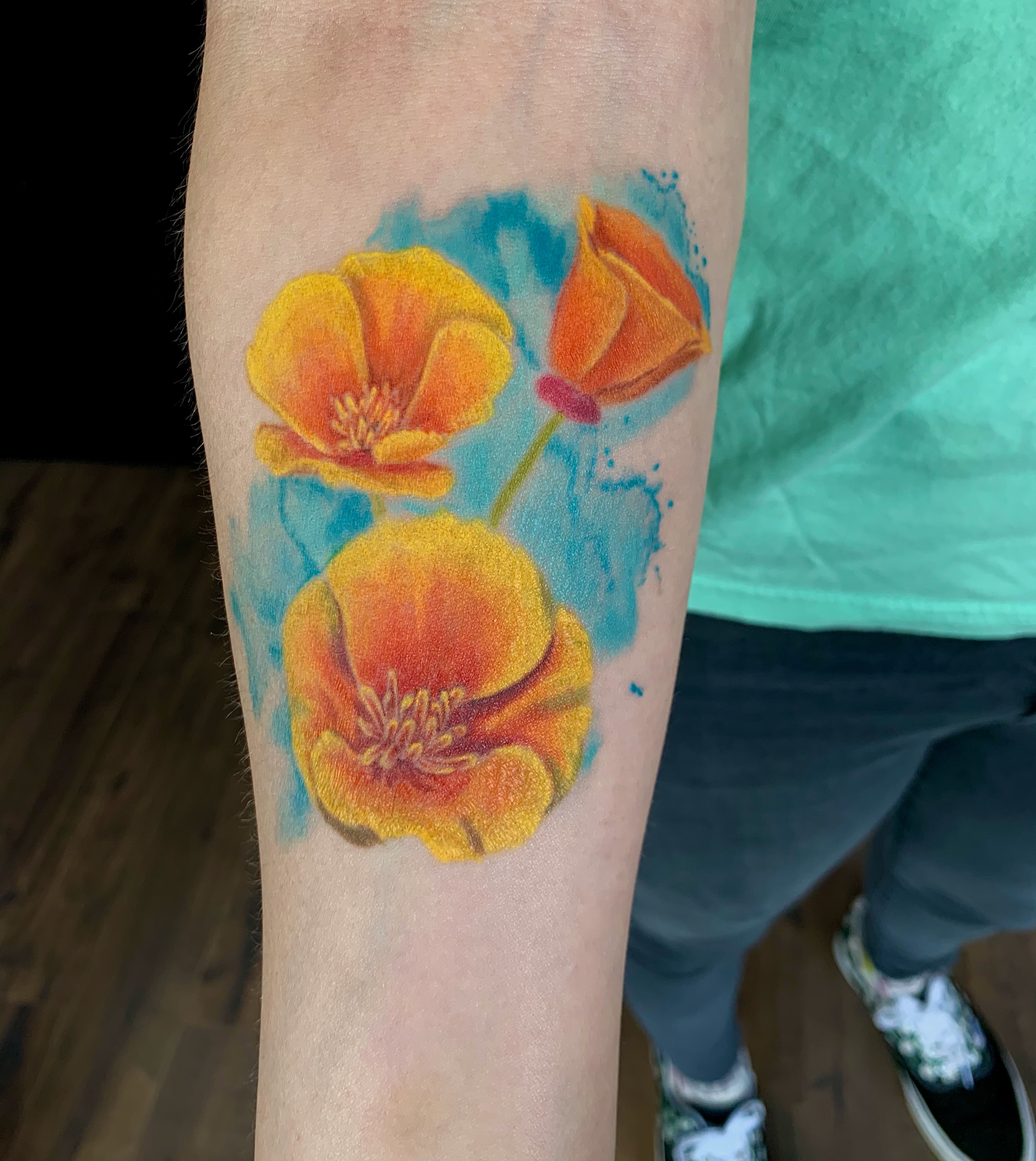 Tattoo by @doomsdaydani โ watercolor