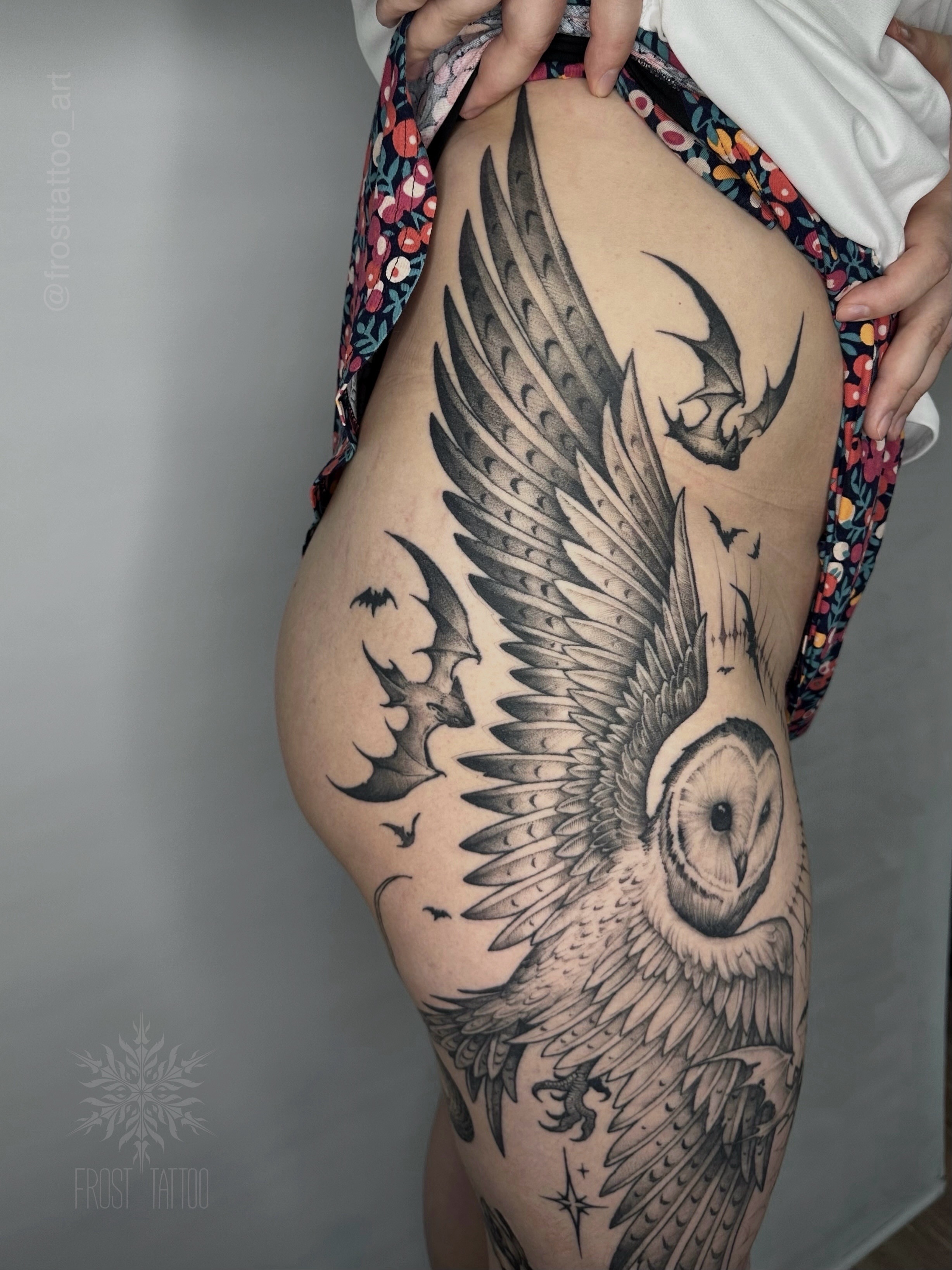 Tattoo by @frosttattoo_art — black_and_grey