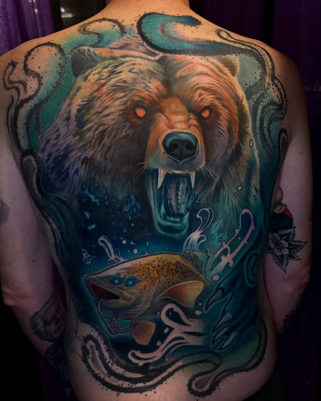 Tattoo by @theredcrownmagic — realism, dotwork