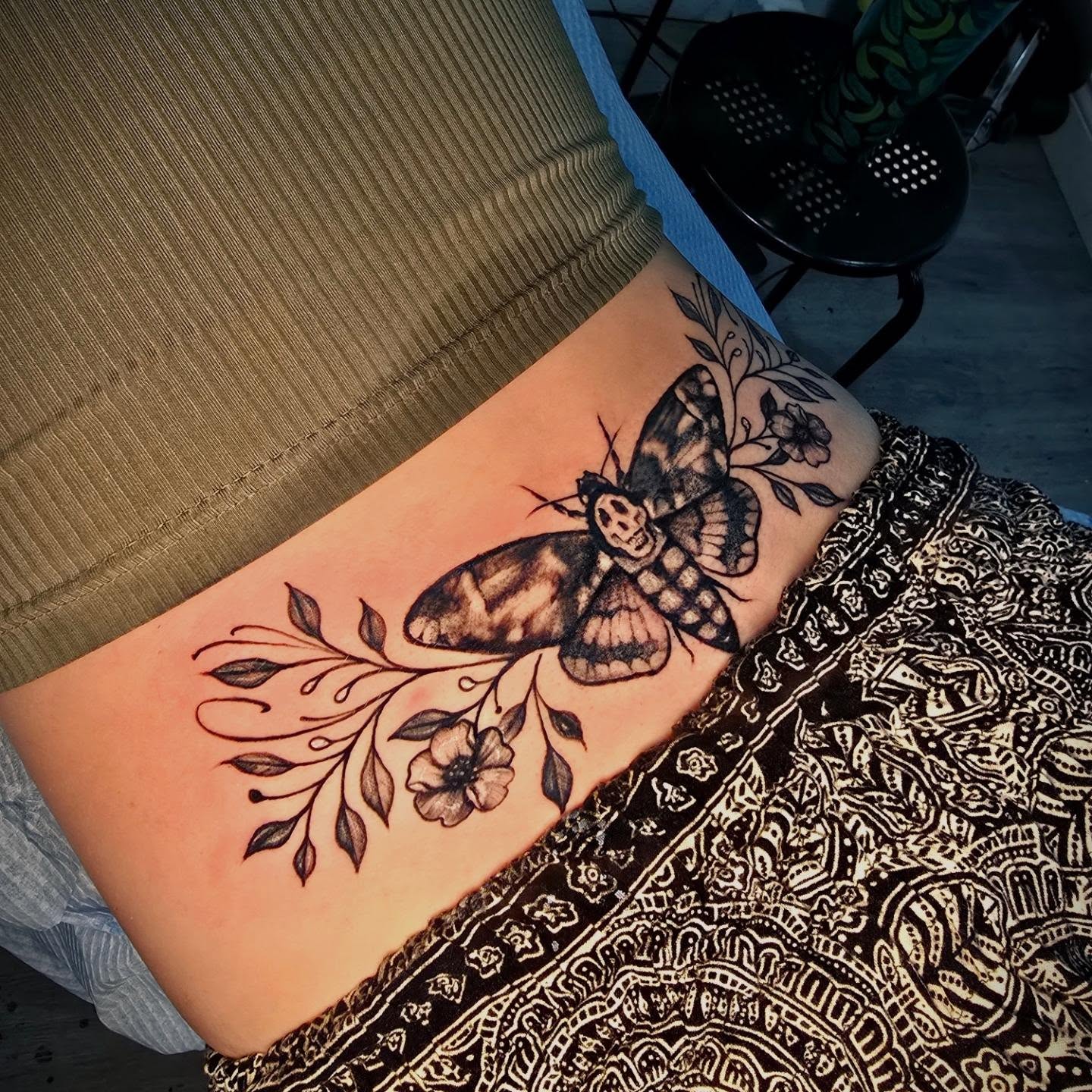Tattoo by @wizard_tattooer — black_and_grey