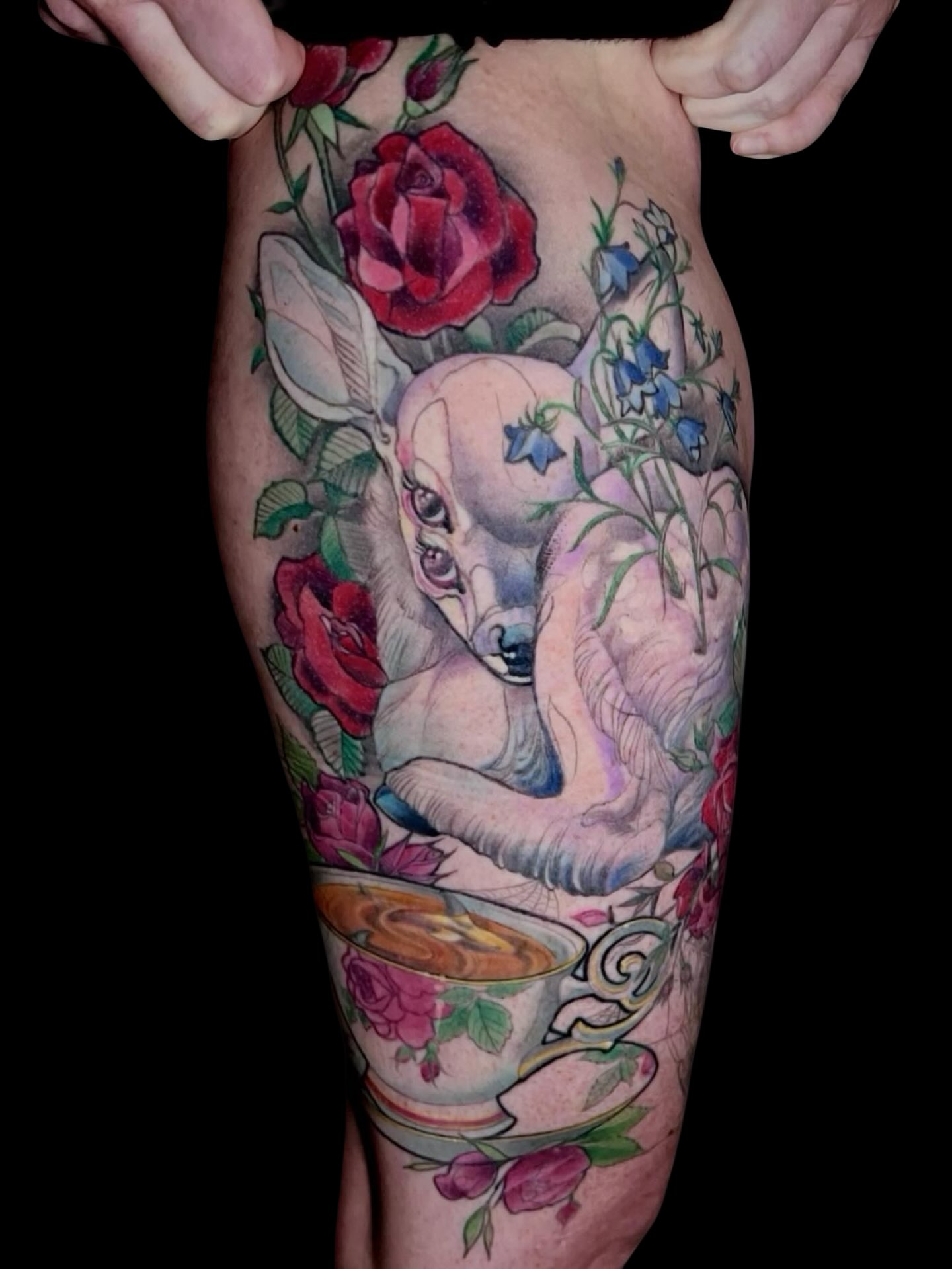 Tattoo by @tattoosbymissamanda — watercolor, realism