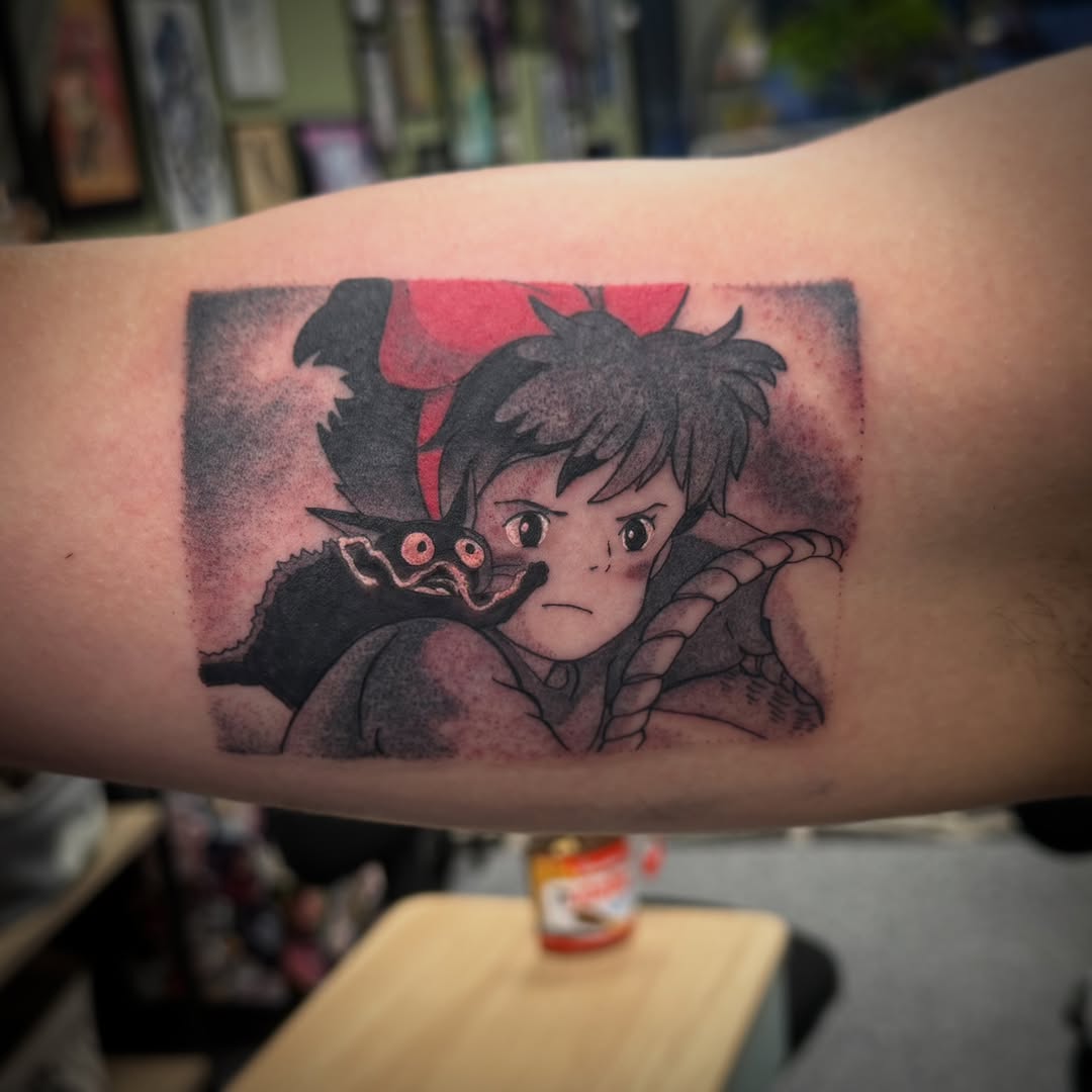 Tattoo by @marble_ink — anime