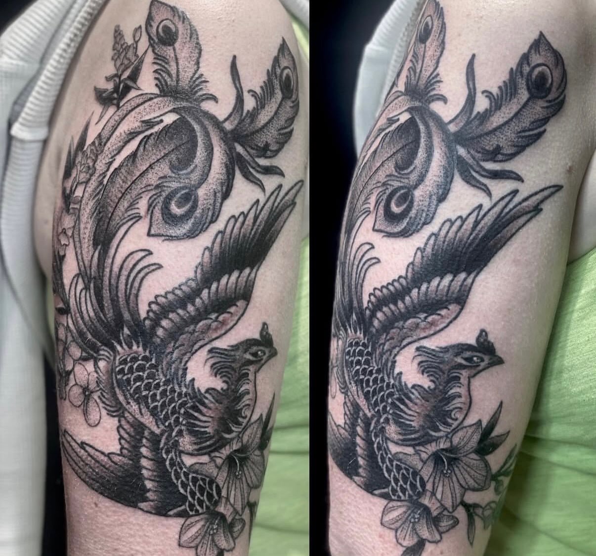 Tattoo by @tattoosbyhayden — dotwork, black_and_grey