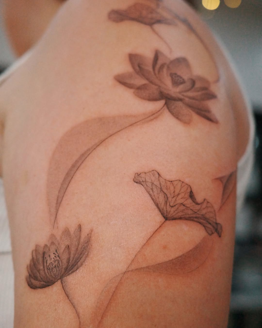 Tattoo by @blackpear_ink — black_and_grey