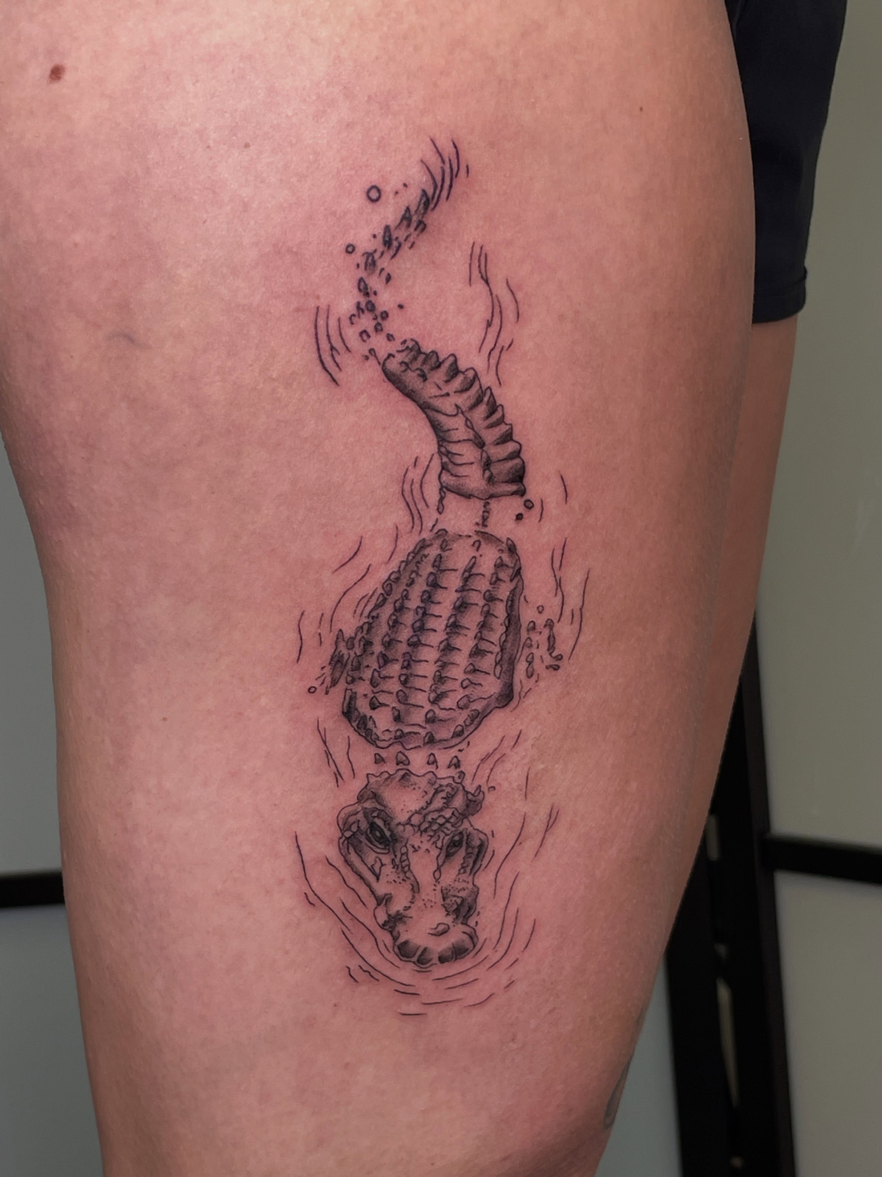 Tattoo by @gelclarktattoos — black_and_grey