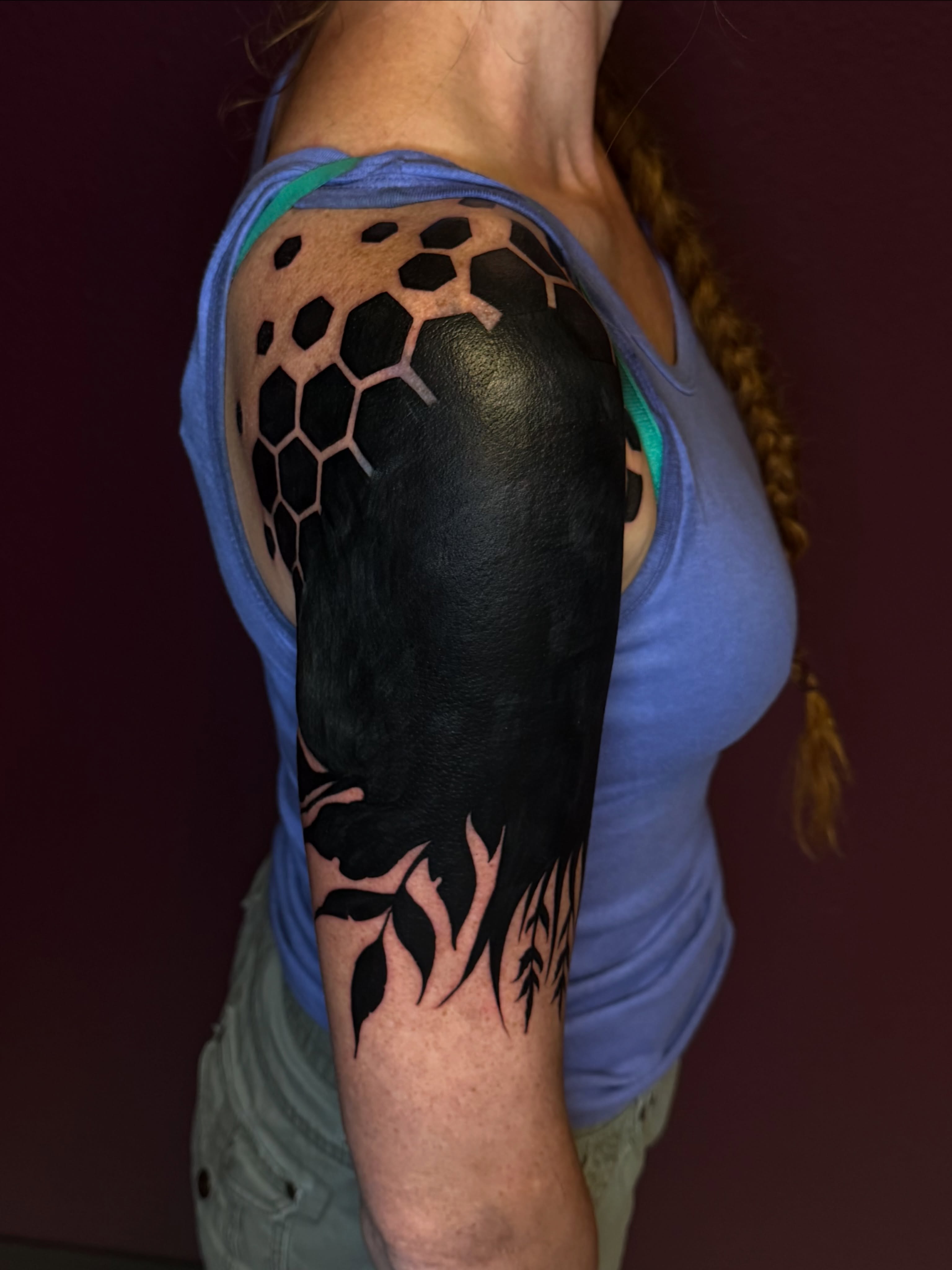 Tattoo by @c.eifert_inks — geometric