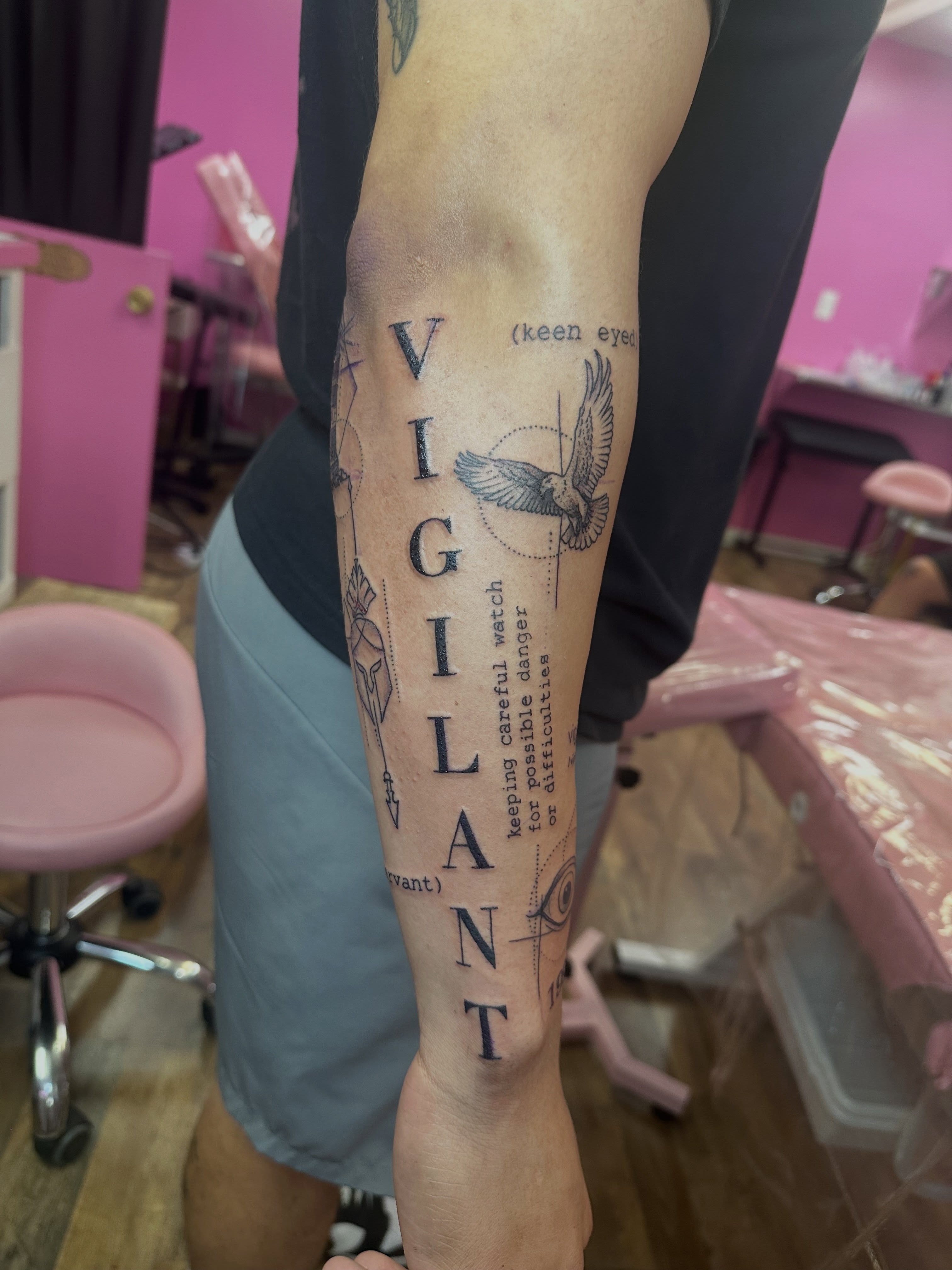 Tattoo by @tabootattys — lettering_script