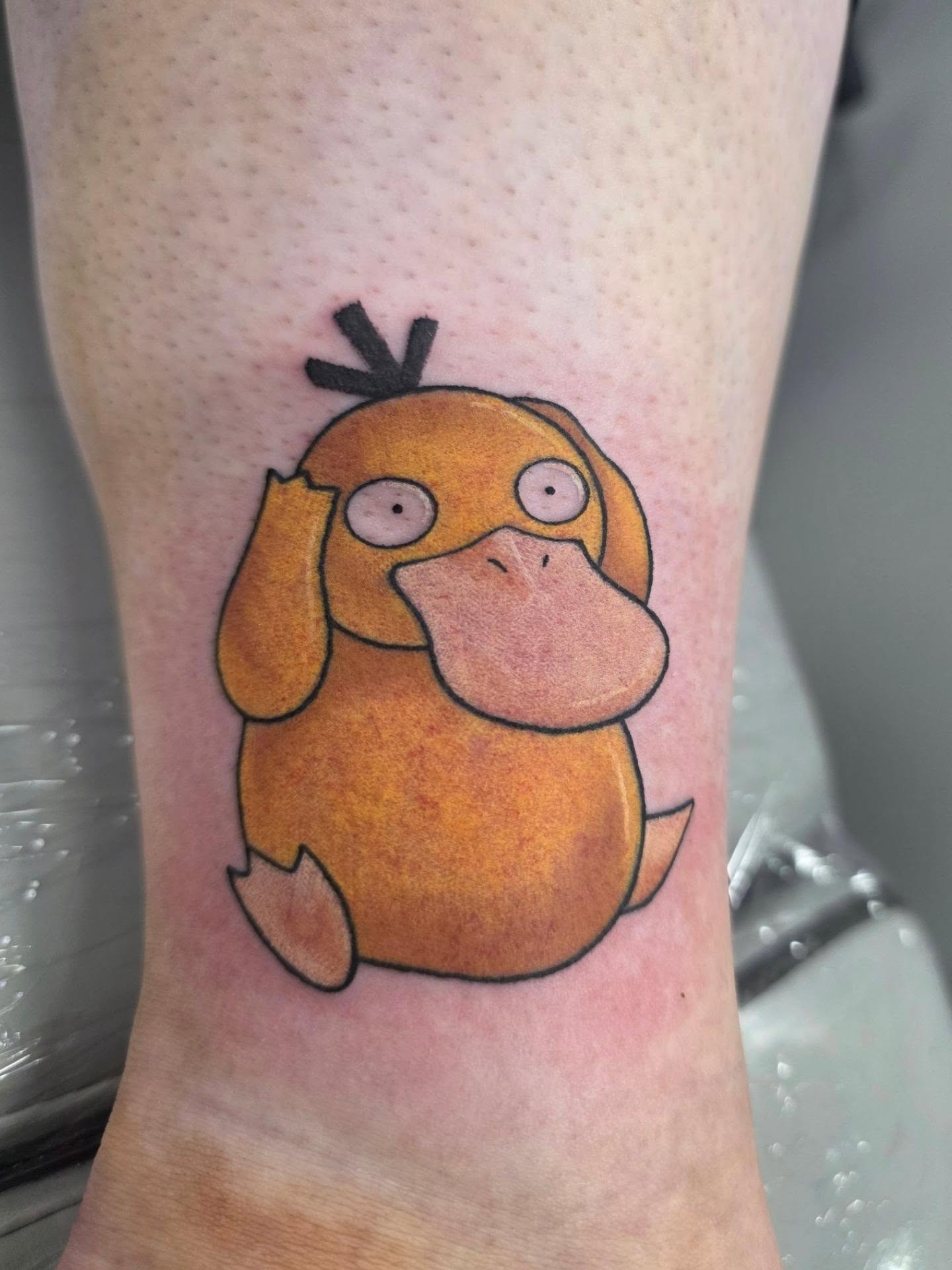 Squirtle dotwork tattoo on the forearm by Mandy Rizzuto