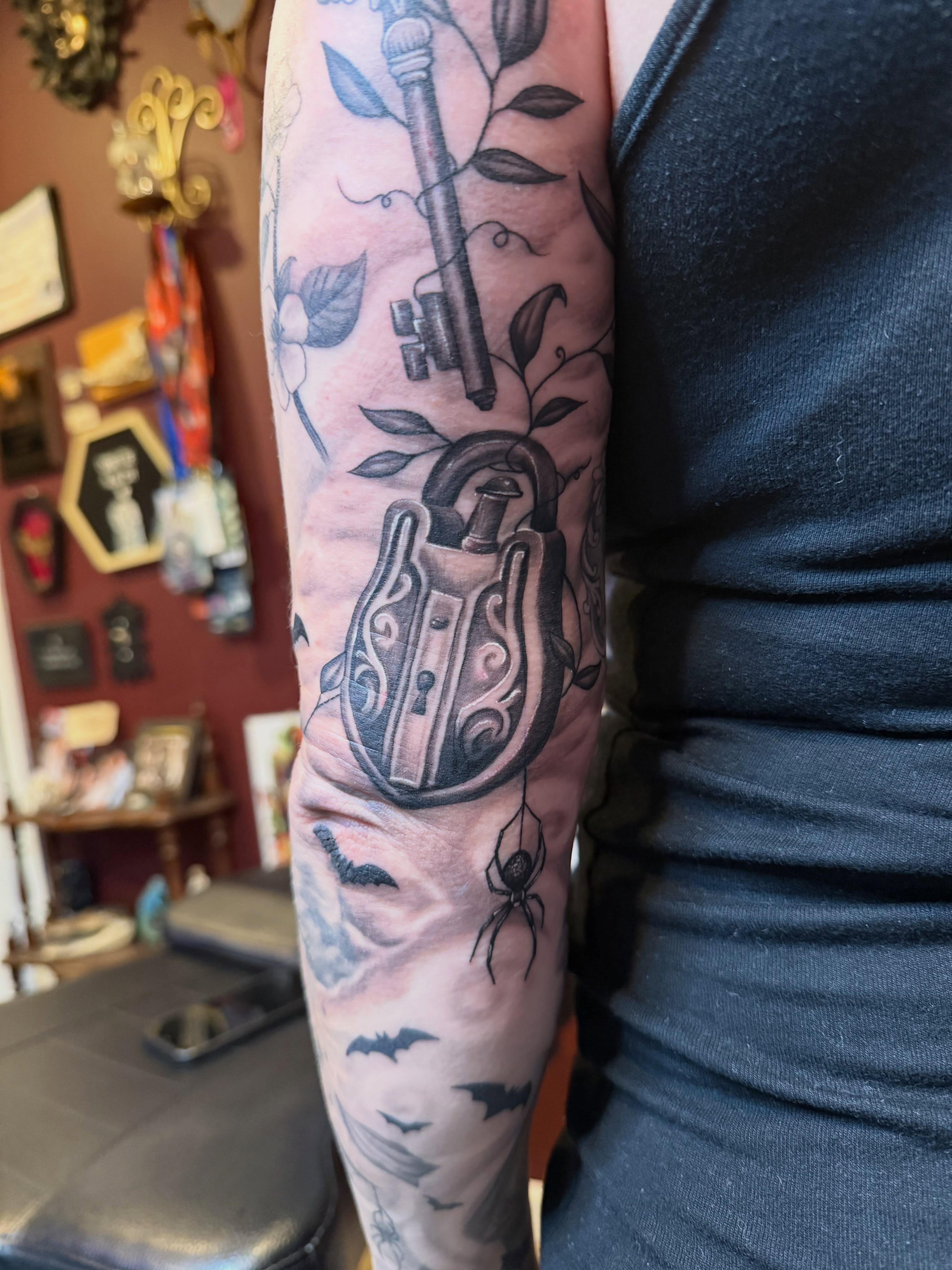 Tattoo by @tattoosbyfe — black_and_grey, realism