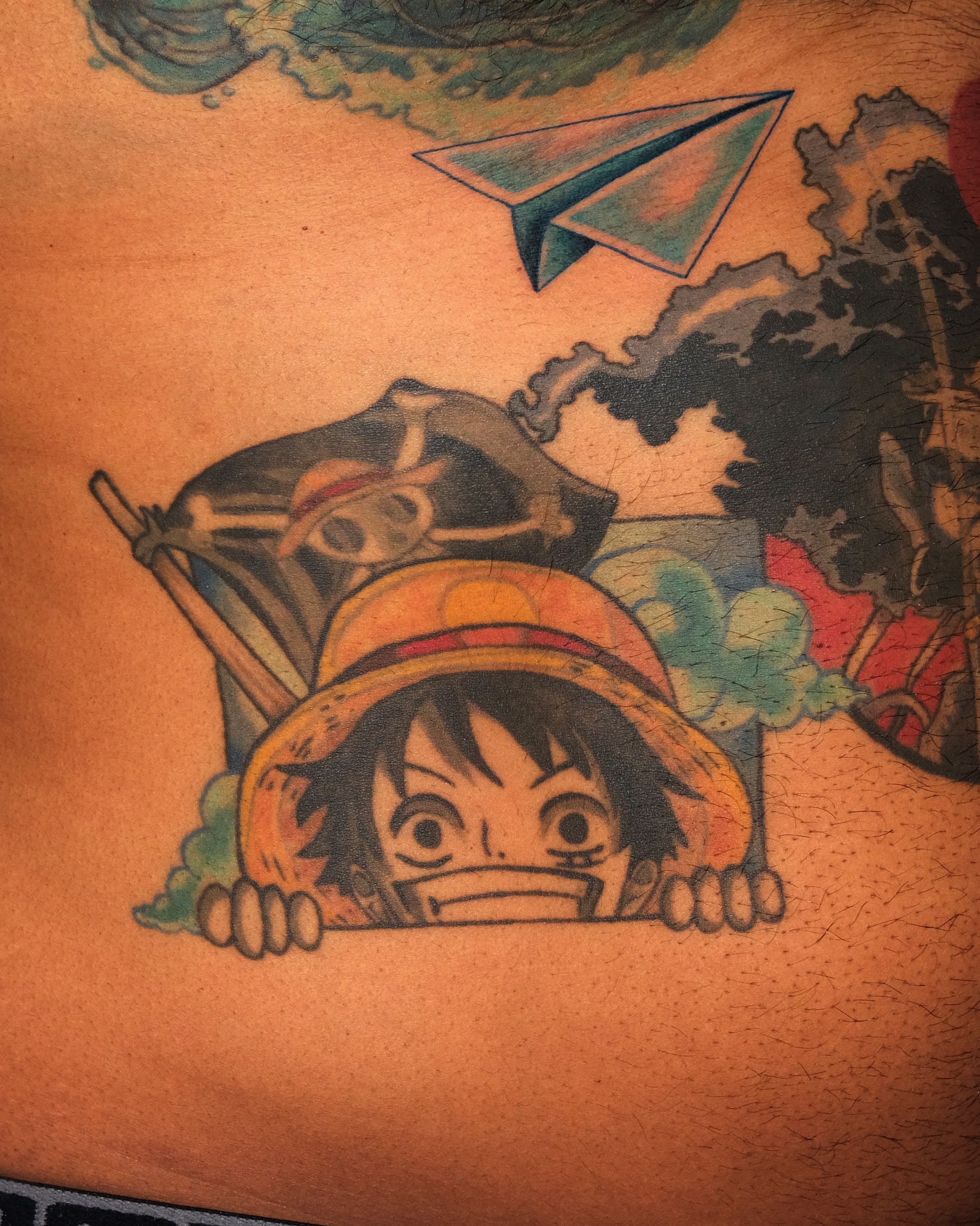 Tattoo by @paperairplanejane — anime