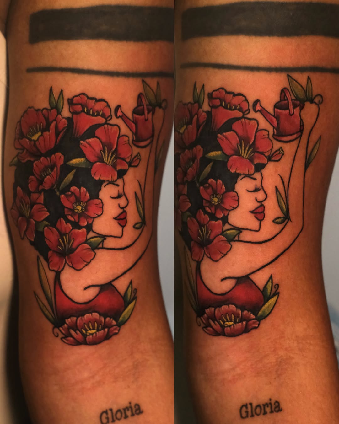 Tattoo by @paperairplanejane — american_traditional, dotwork