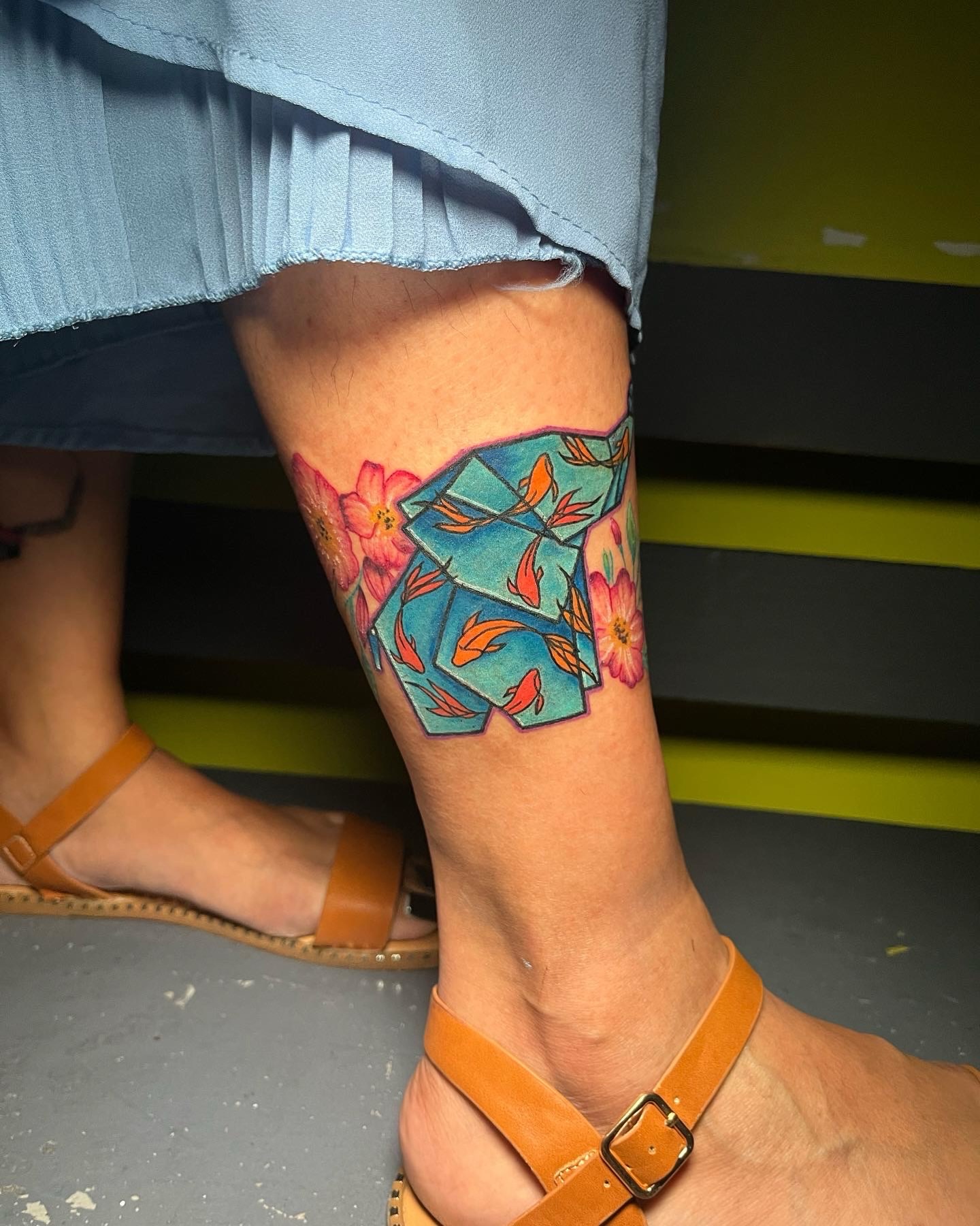 Tattoo by @paperairplanejane — geometric