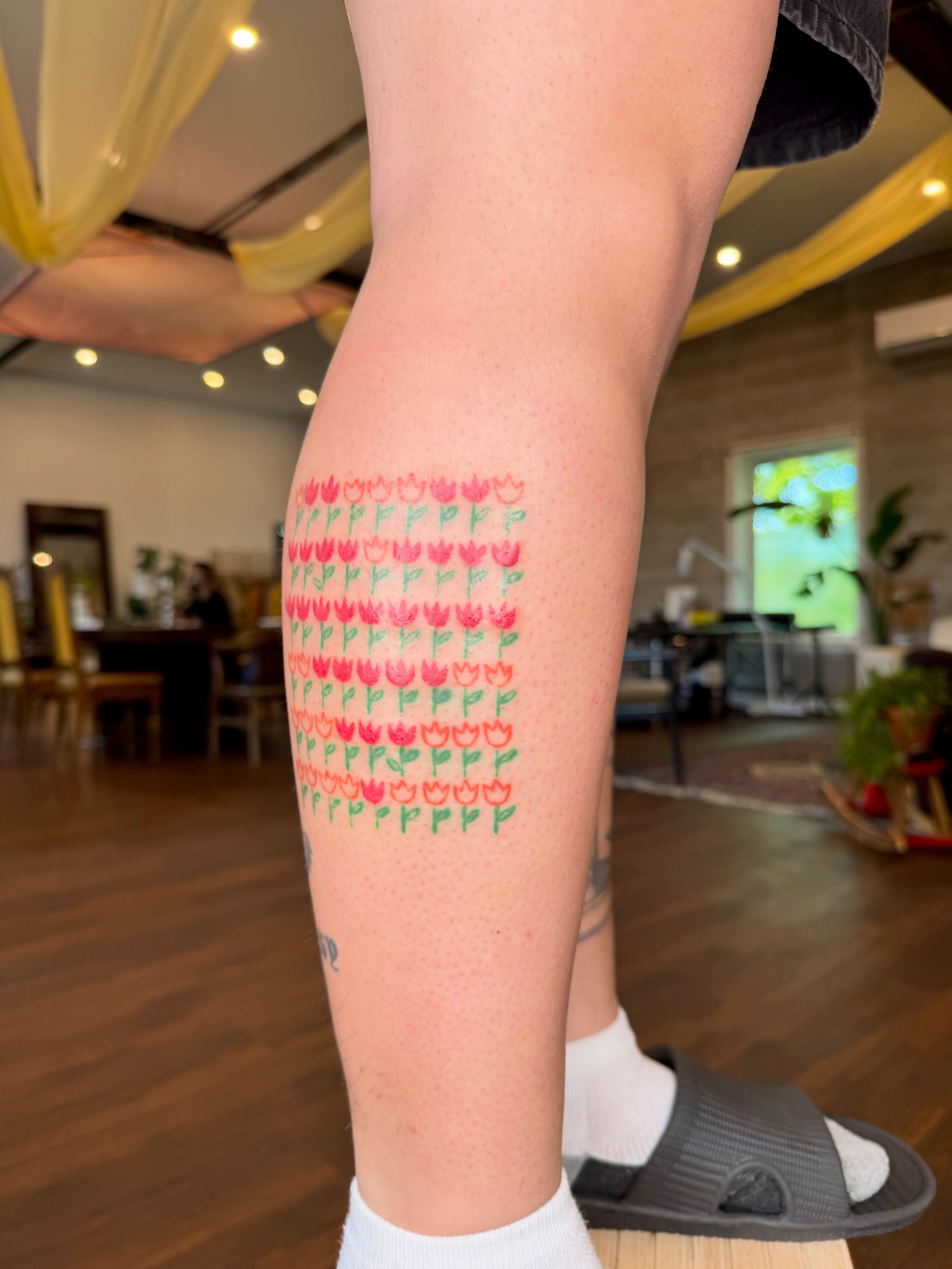 Tattoo by @mano_blue — dotwork
