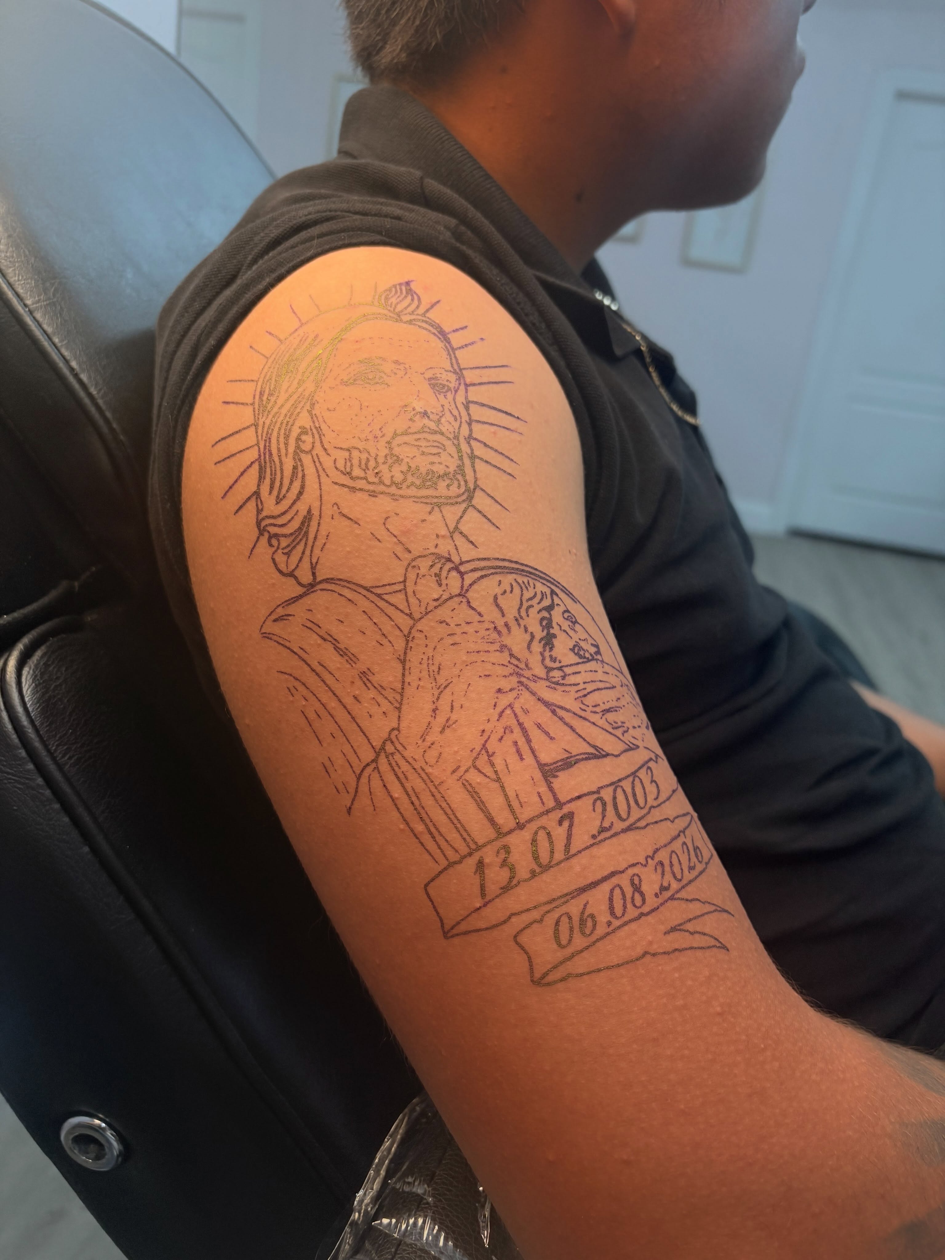 Tattoo by @inkbyjackie_ β black_and_grey