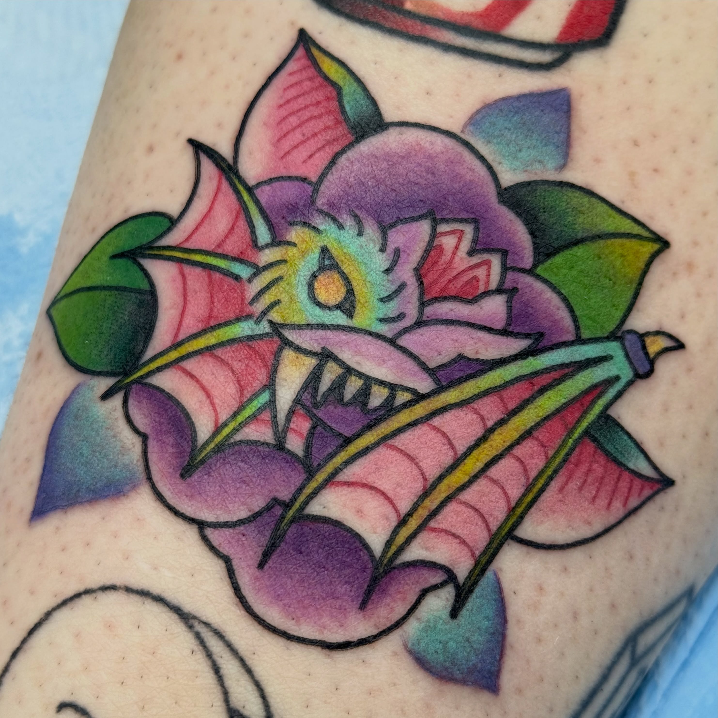 Tattoo by @kara.monstera — american_traditional