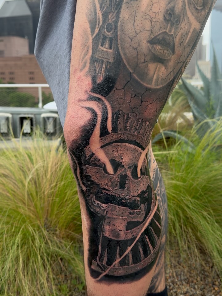 Tattoo by @blessedbyfrancisco_ — black_and_grey, realism