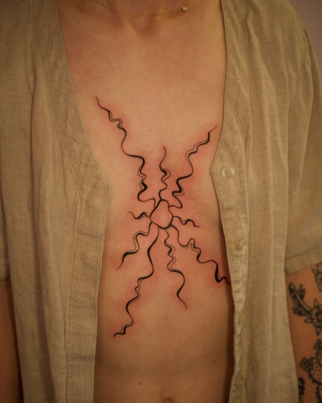 Tattoo by @gingerteatattoos — geometric
