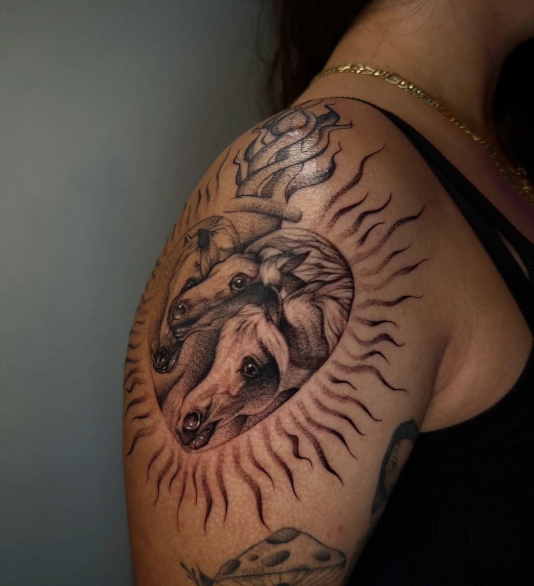 Tattoo by @inkskilla — black_and_grey, realism