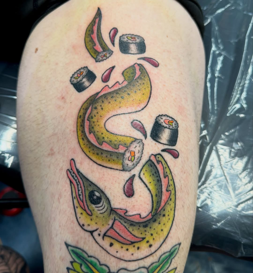 Tattoo by @chameleonart — american_traditional