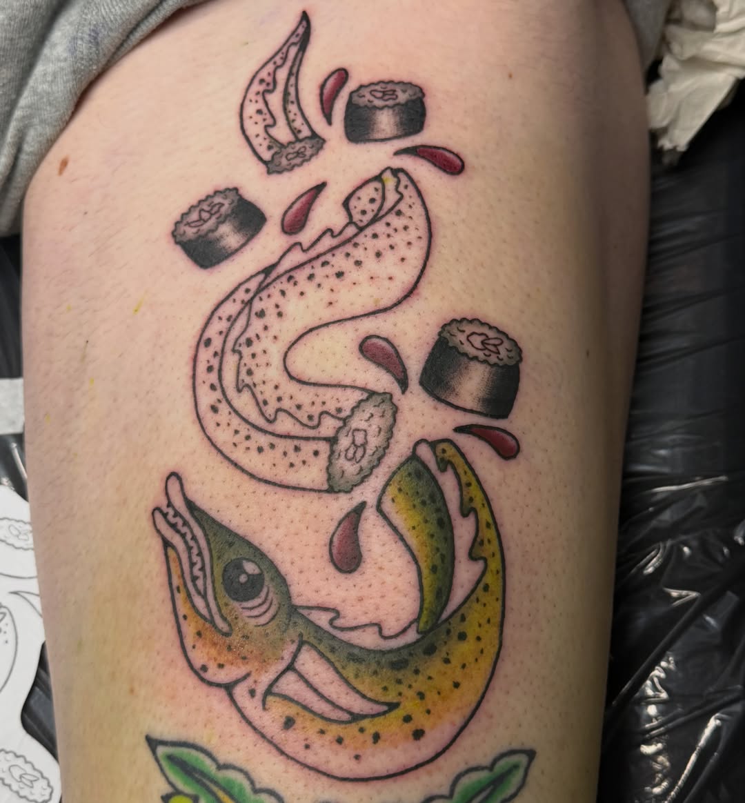 Tattoo by @chameleonart — dotwork, realism