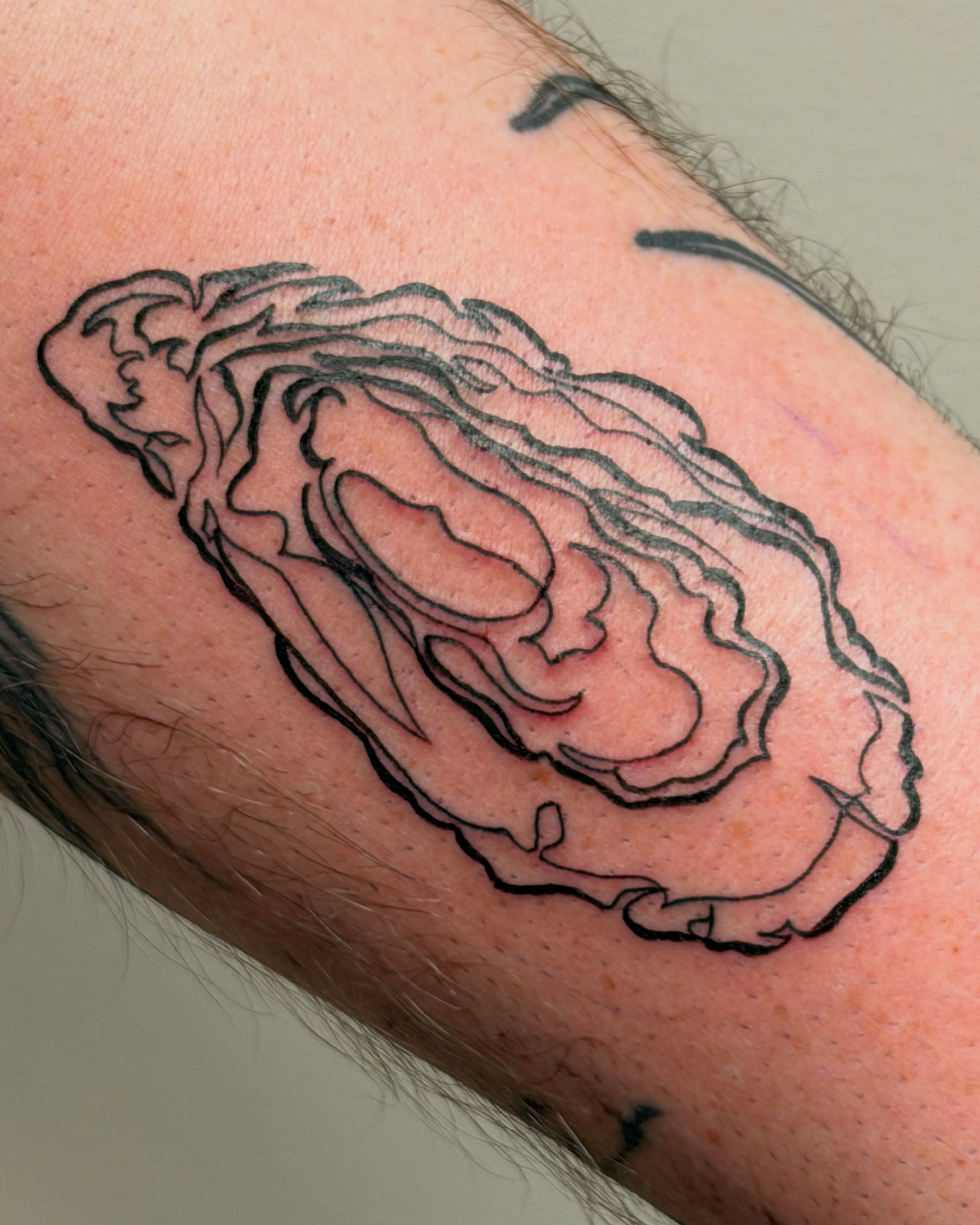 Tattoo by @wellgoodmate__ — black_and_grey