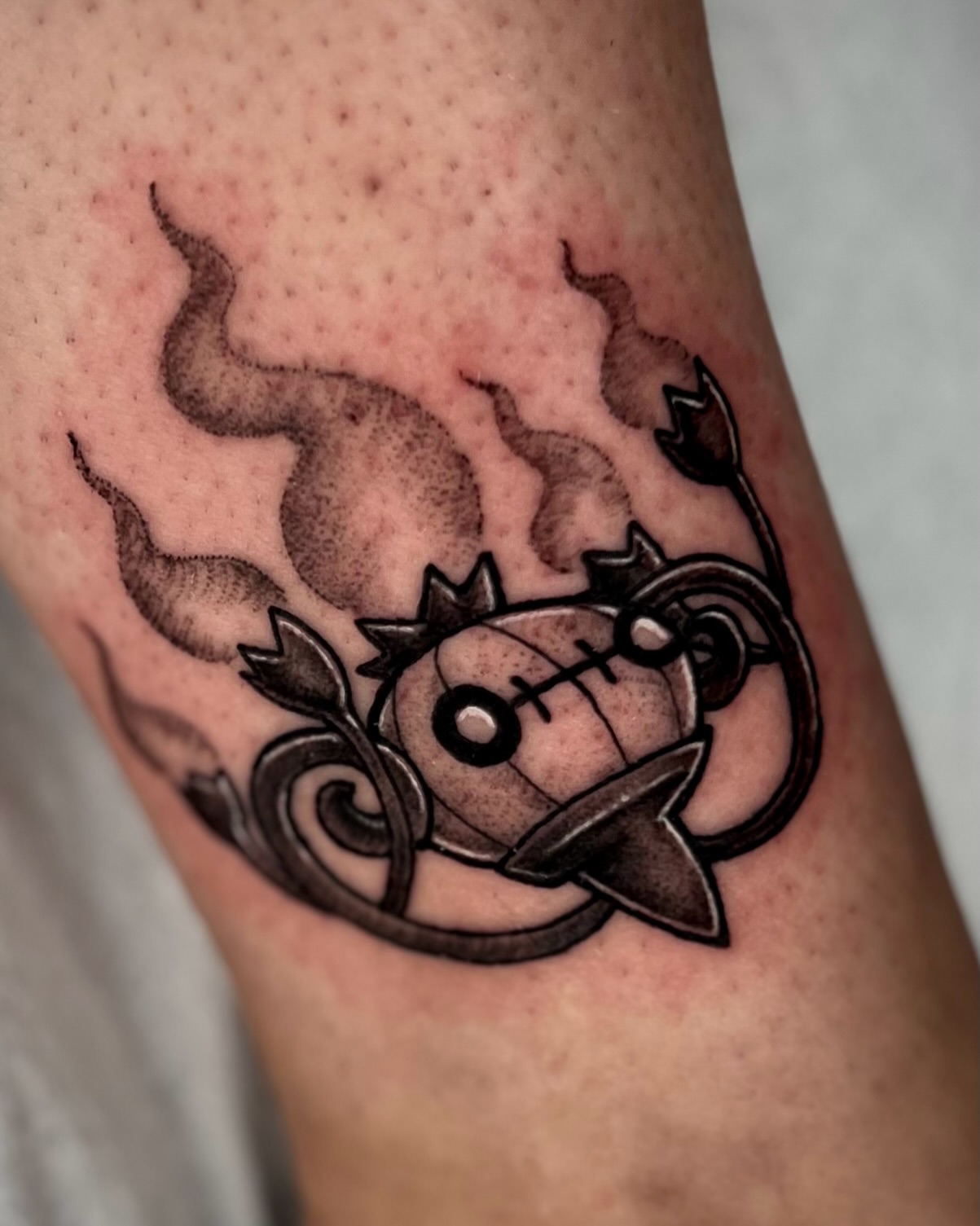 Tattoo by @olympe_ktattoos — black_and_grey
