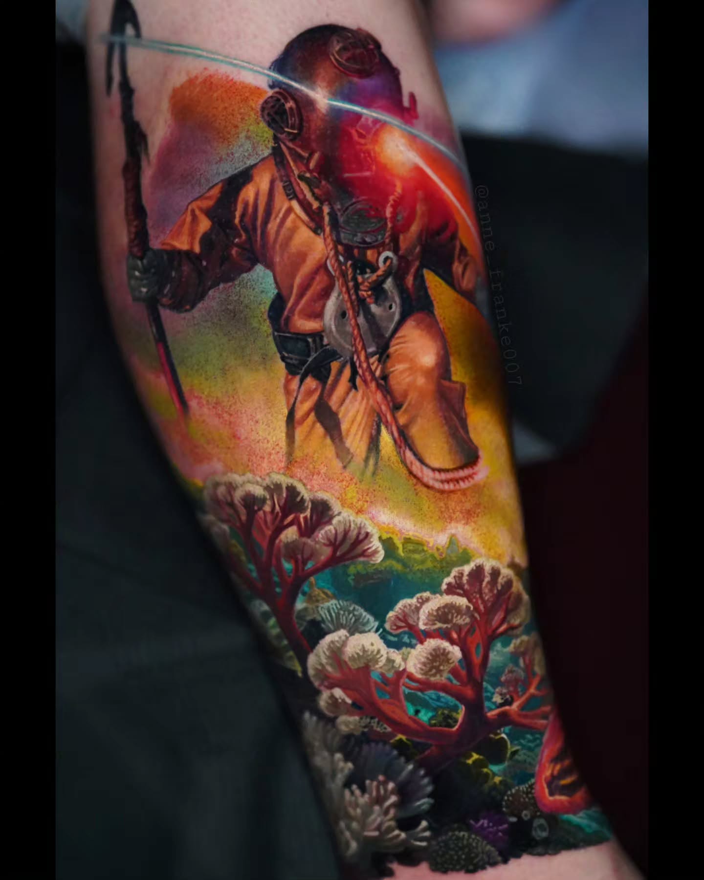 Tattoo by @sharon_skinart — realism, watercolor