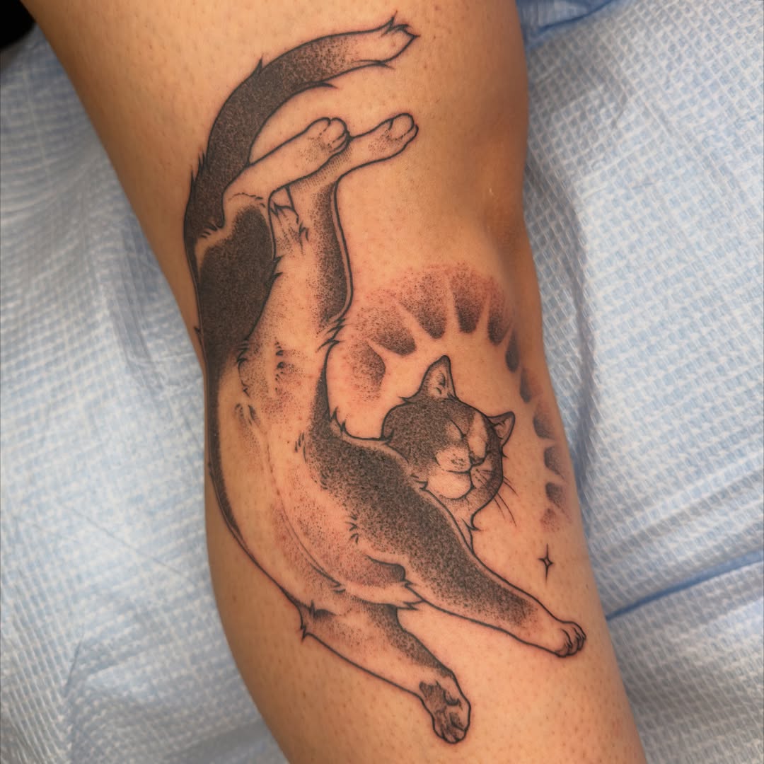Tattoo by @juleghoul — dotwork