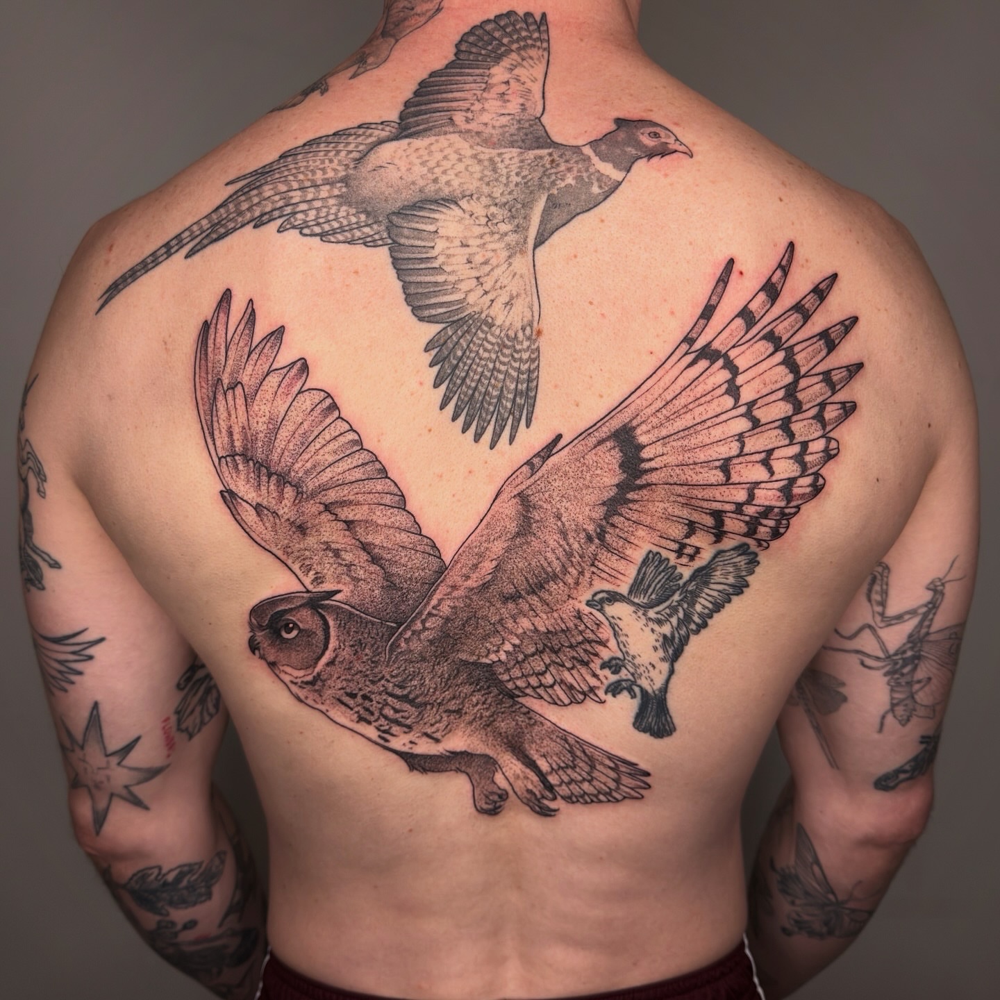 Tattoo by @juleghoul — dotwork, realism
