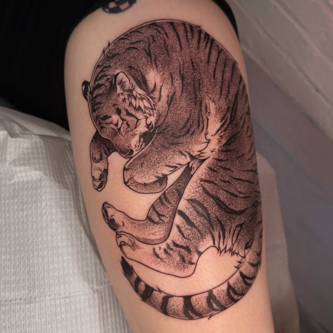 Tattoo by @juleghoul — dotwork