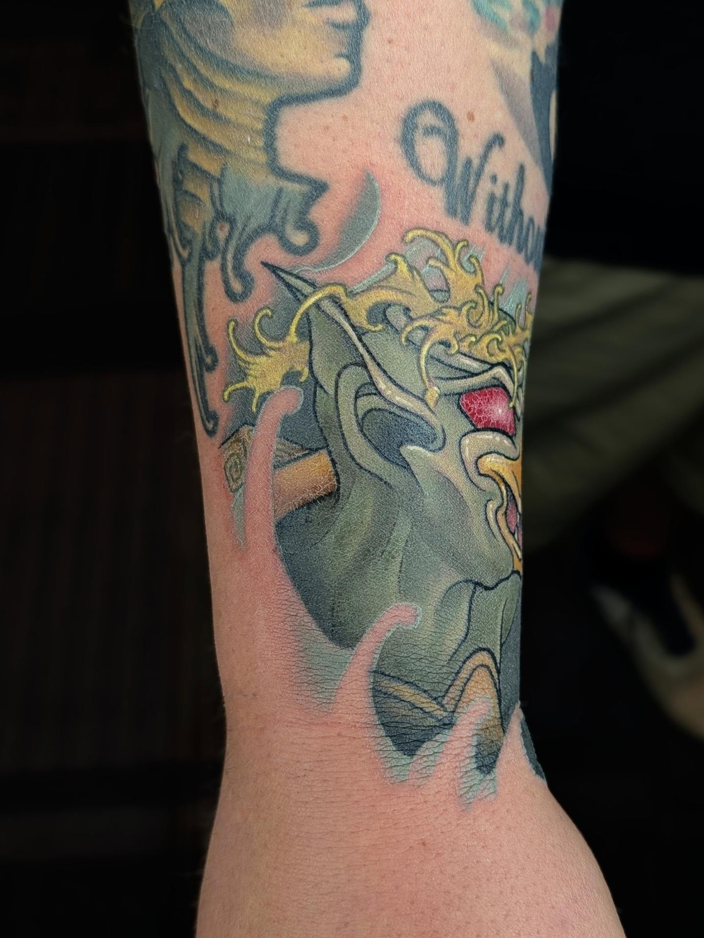 Tattoo by @hew_hoff — neo_traditional, dotwork