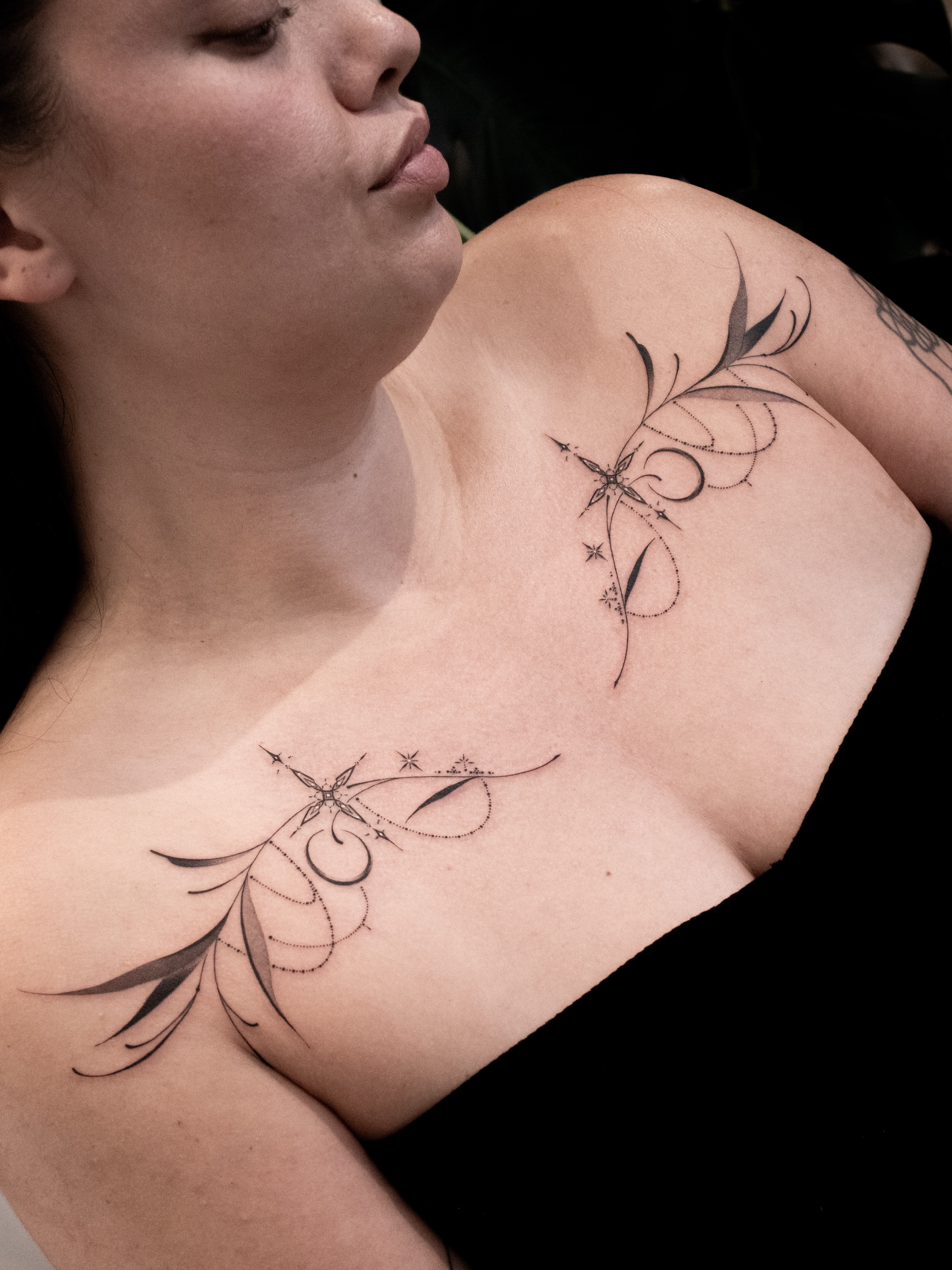 Tattoo by @sil_ornament — black_and_grey