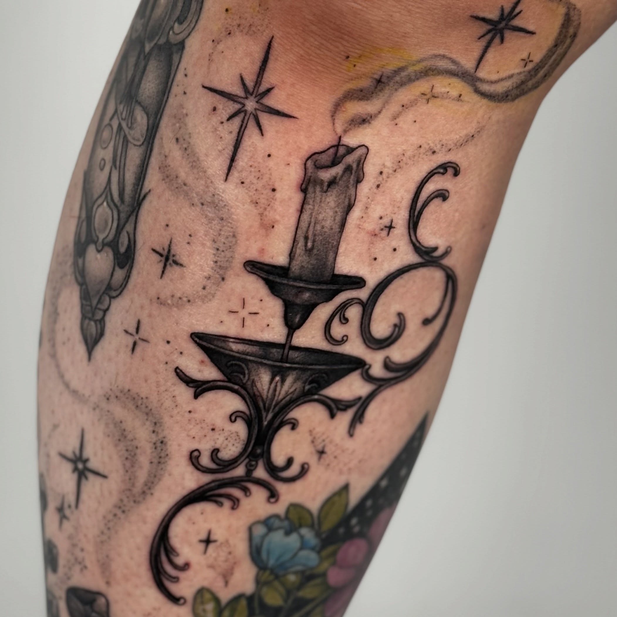 Tattoo by @bloodandglorytattoo — black_and_grey