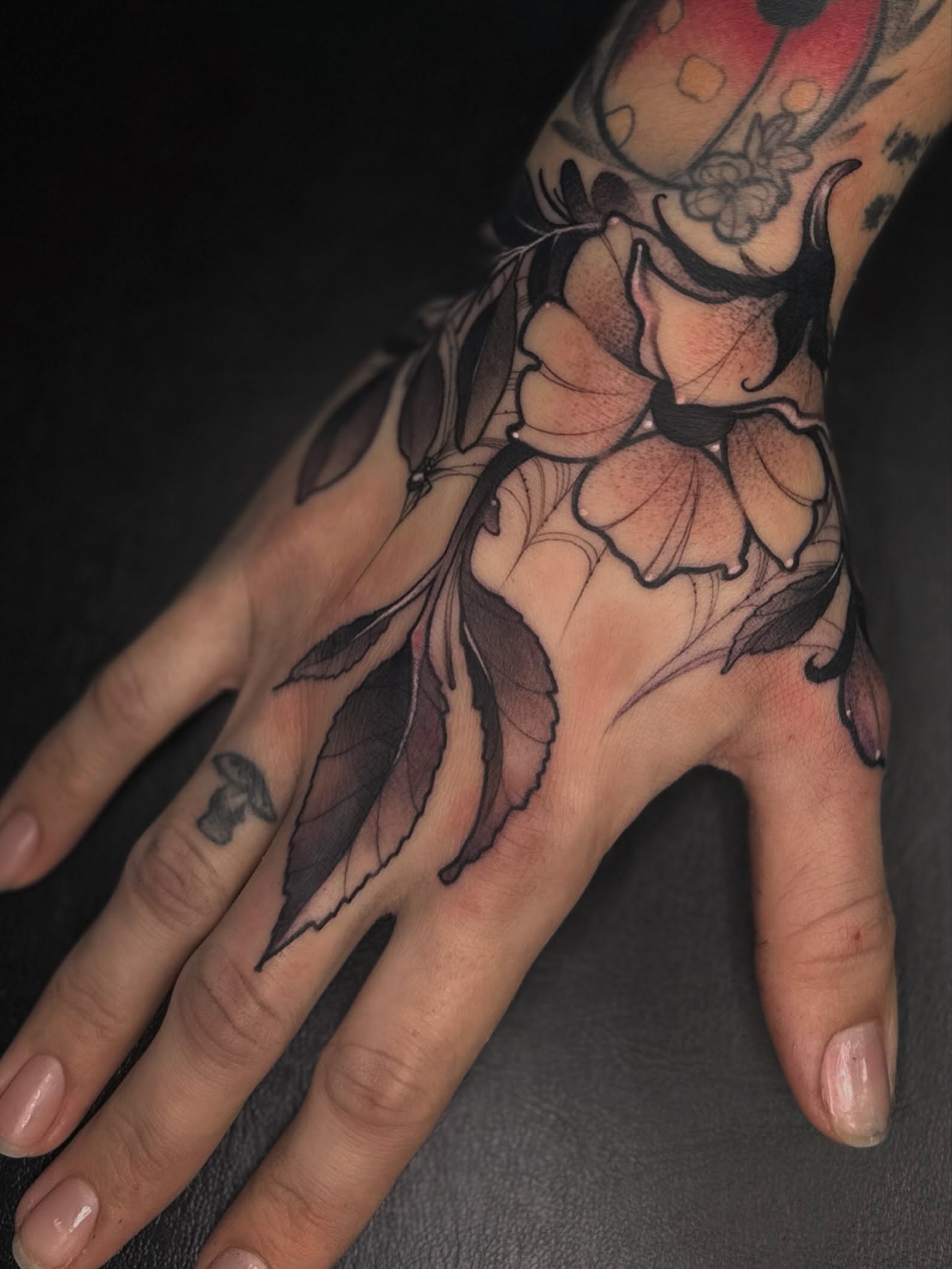 Tattoo by @mattisonfire — black_and_grey