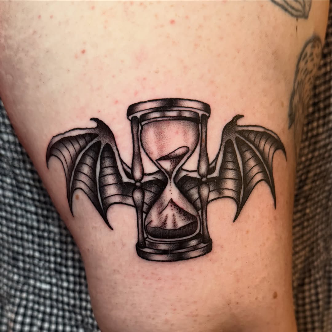 Tattoo by @emilylestrangetattoos — black_and_grey
