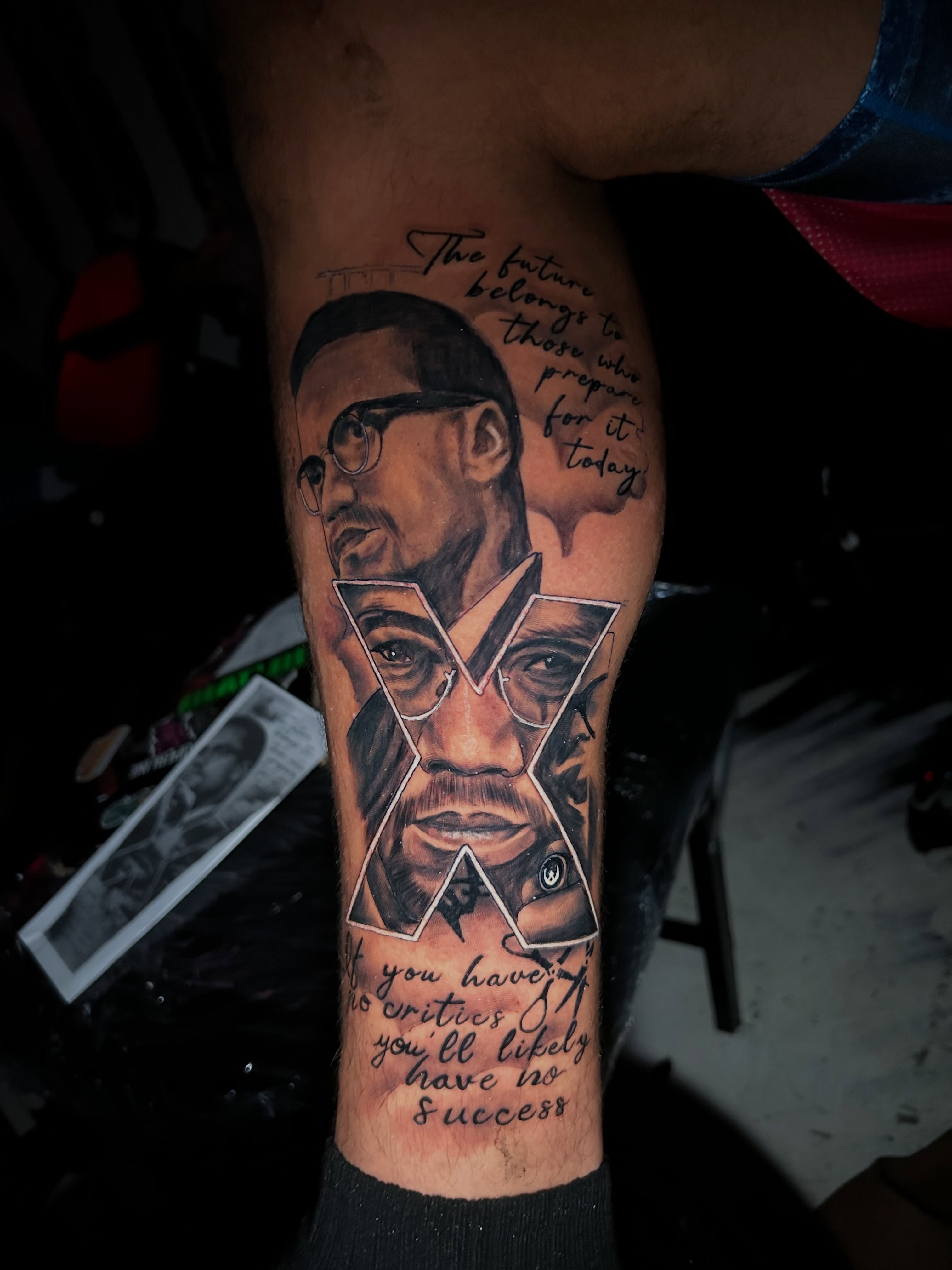 Tattoo by @98nigel — realism, geometric