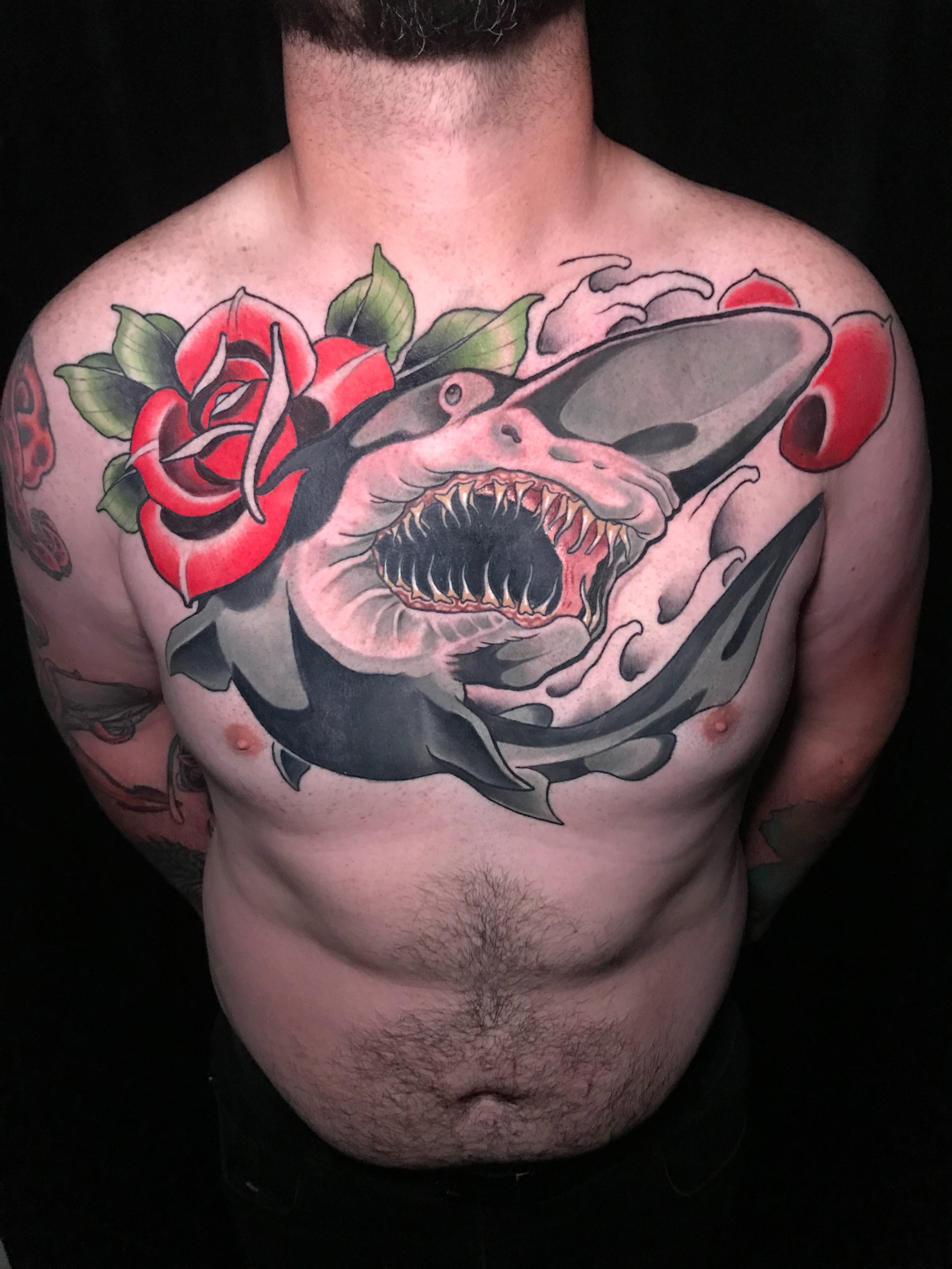 Tattoo by @sharon_skinart — american_traditional, realism