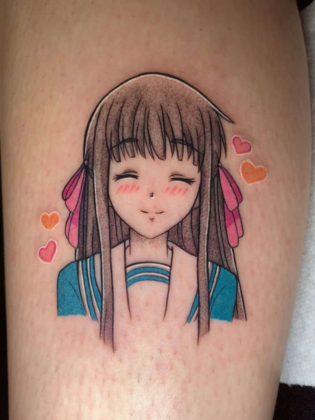 Tattoo by @maddiegtattoos — anime