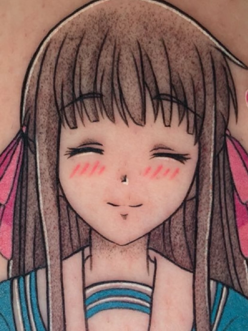 Tattoo by @maddiegtattoos — anime