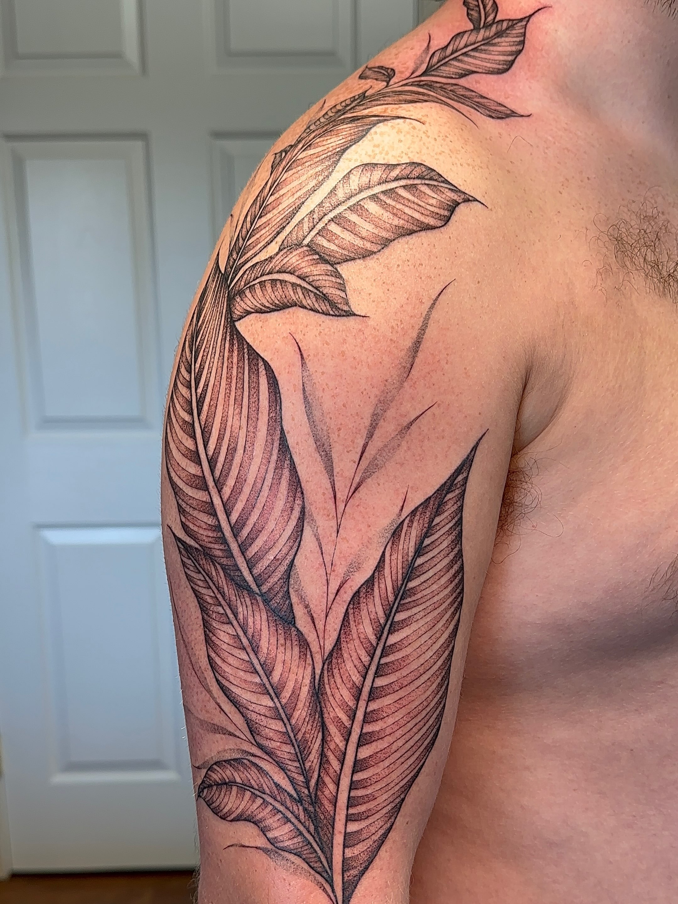 Tattoo by @bboujeeink2 — black_and_grey