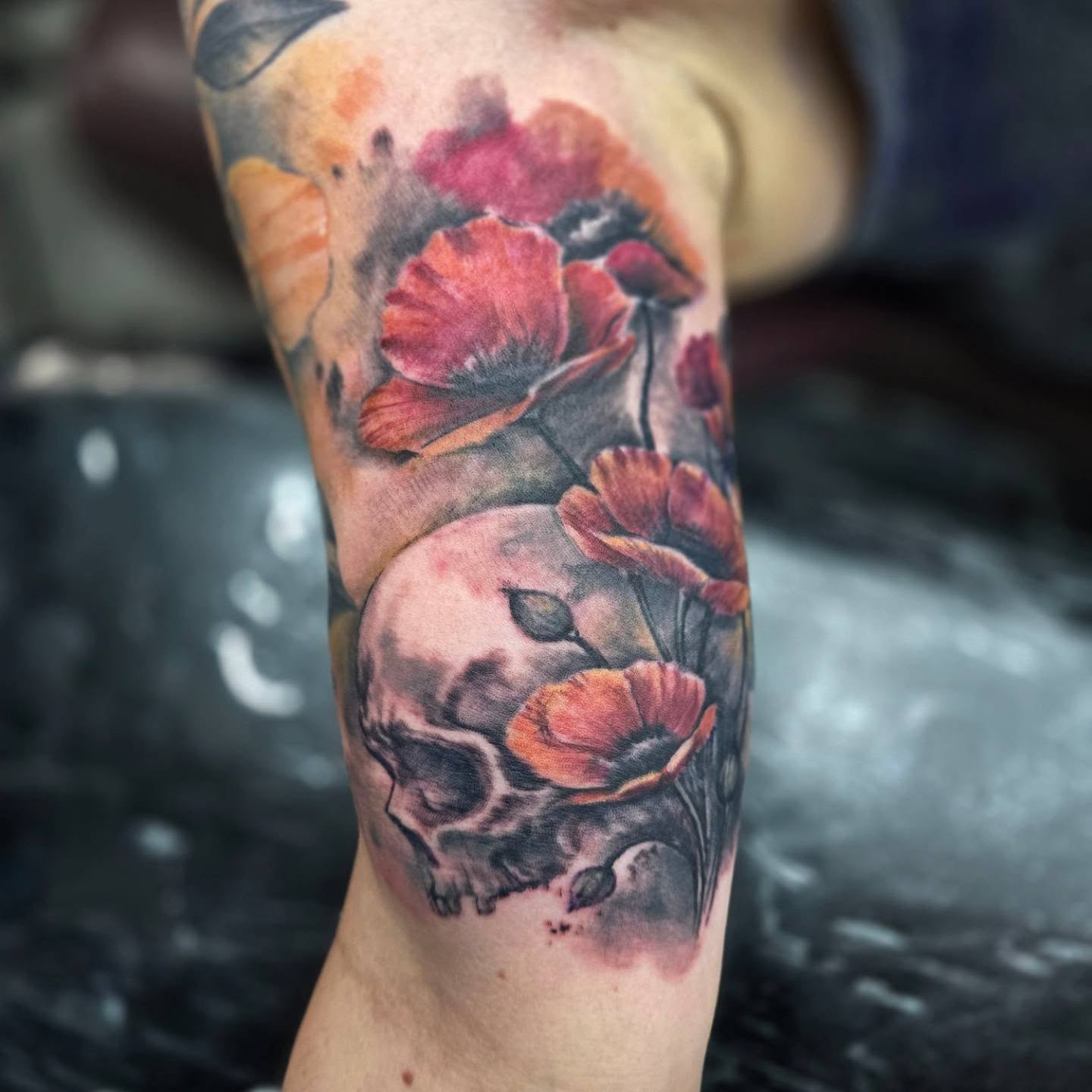 Tattoo by @david_winn_tattoos — realism, watercolor